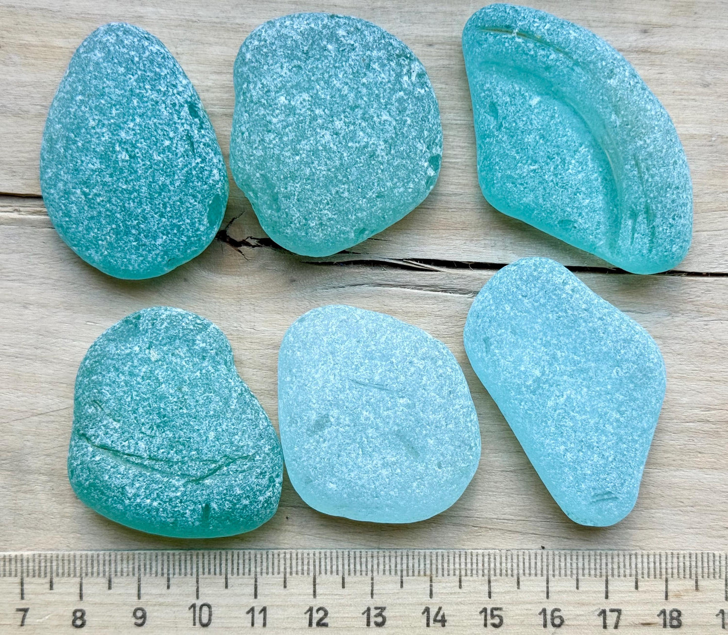 Rare Aqua Sea Glass XL #074 Genuine Japanese Sea Glass Beach Found Jewelry Supply
