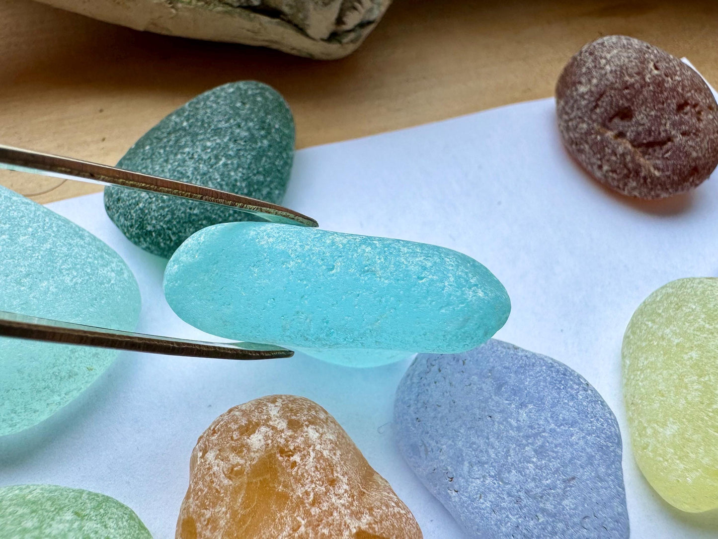 Colorful Genuine Sea #054 Glass Mix 200g Bulk Japanese Beach Glass for Mosaic & Crafts Lot #054