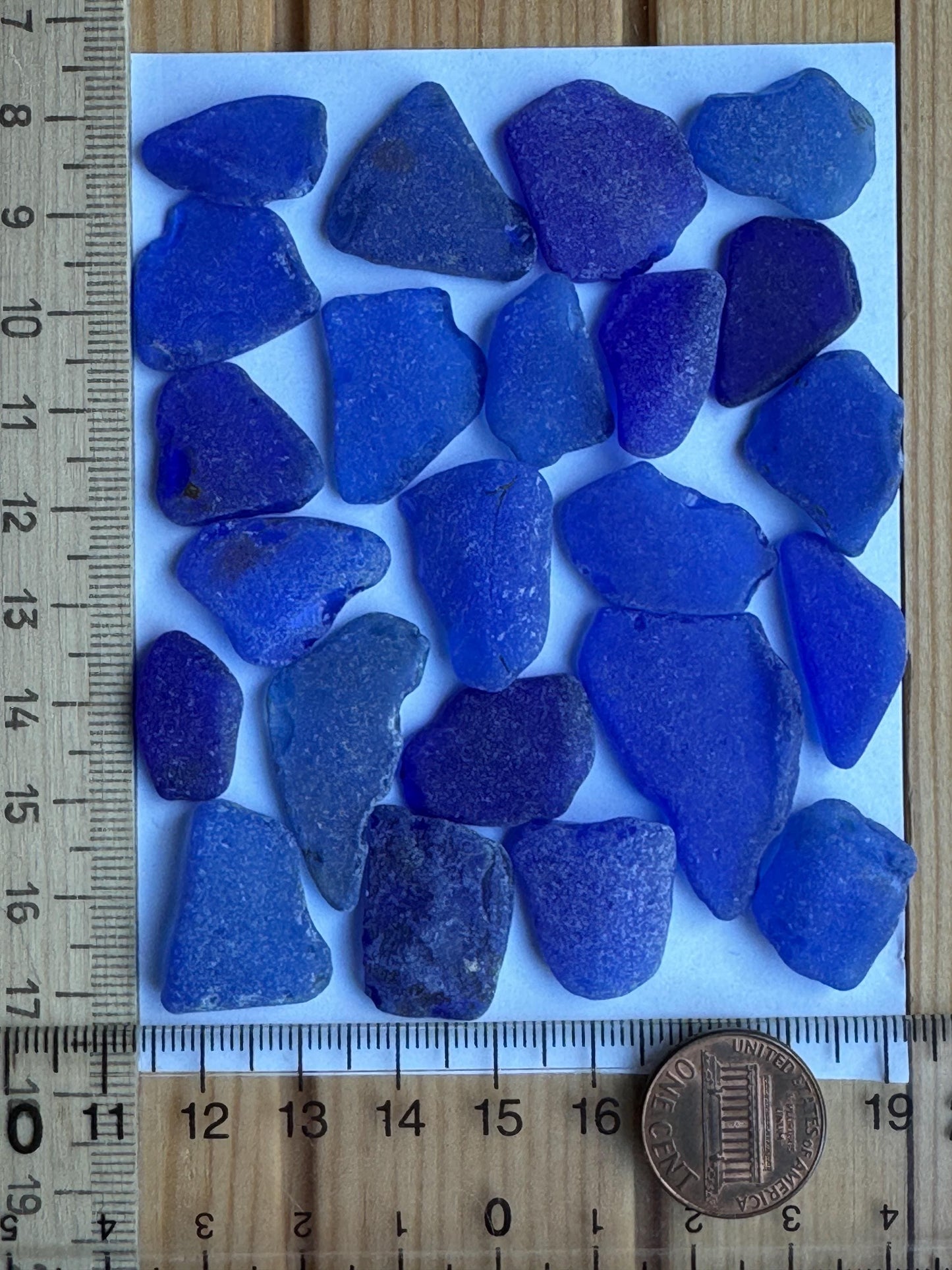 Cobalt Blue Japanese Sea Glass #045 Genuine Beach Glass Bulk Lot