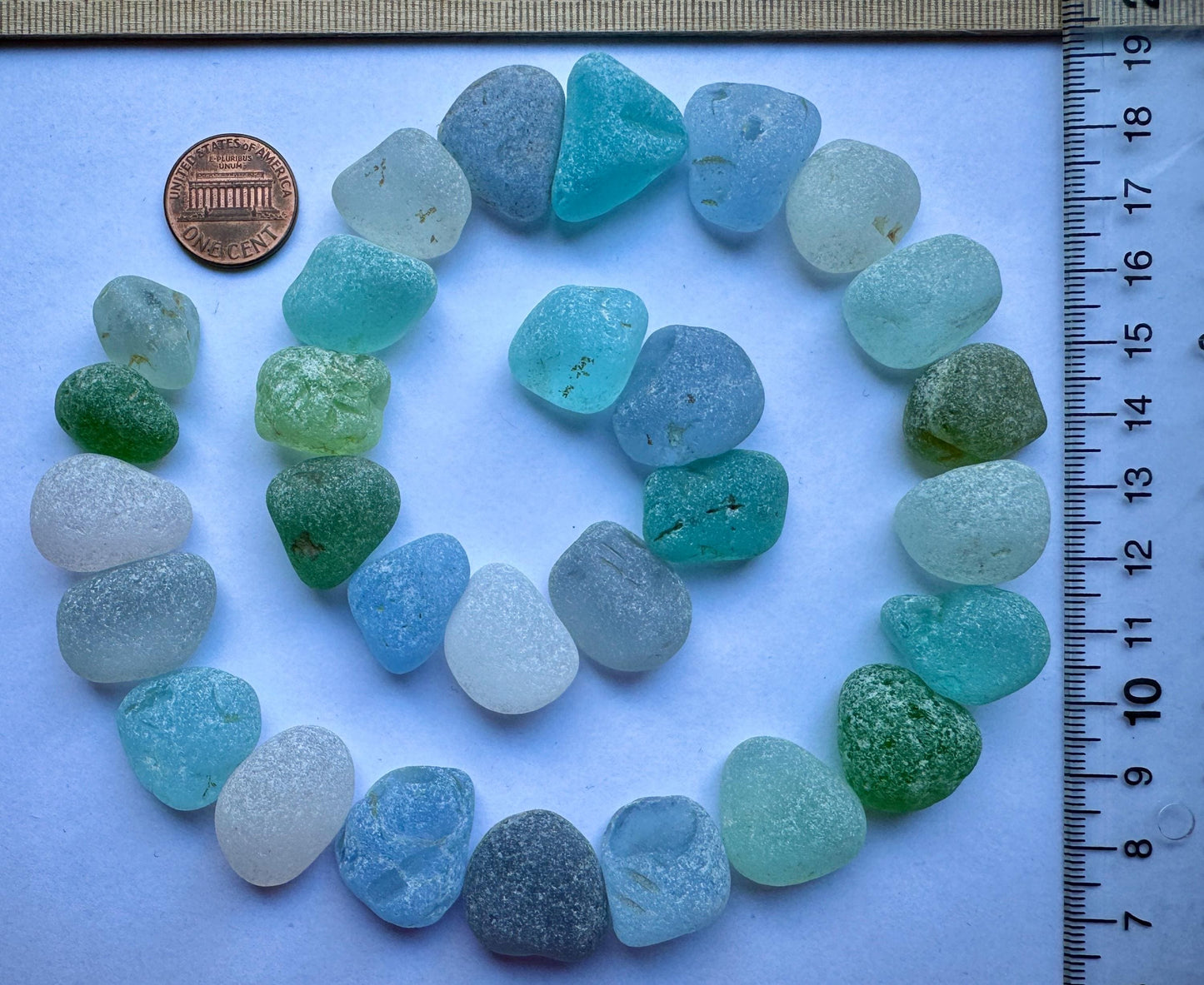 Genuine Sea Glass #031 Mix Beach Found Japanese Sea Glass Pieces Assorted Colors Lot