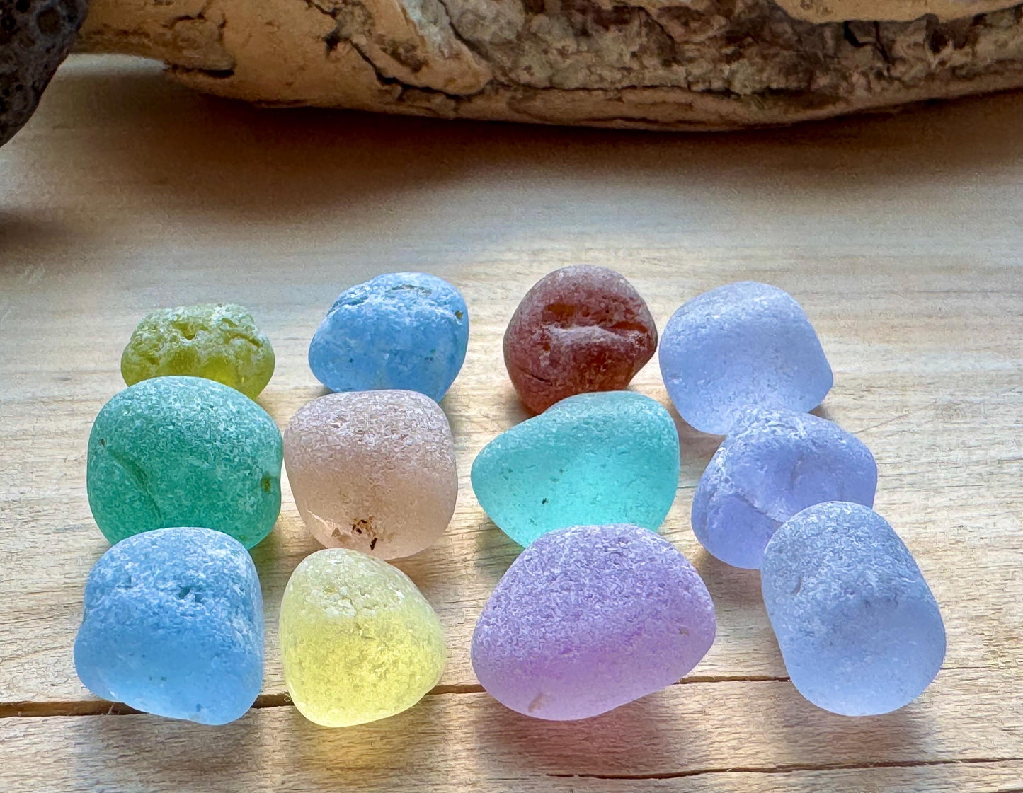 Rare Genuine Japanese Sea Glass #071 Jewelry Grade Mixed Colors Lot for Wire Wrapping & Pendants #071