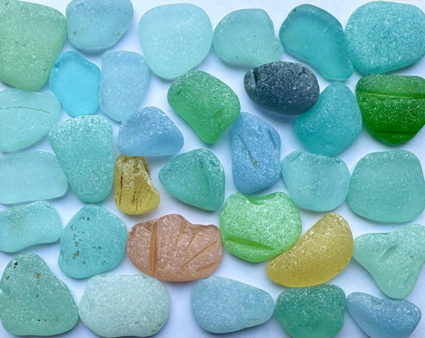 Genuine Sea Glass Mix #054 156g Japanese Beach Glass Assorted Colors Craft & Jewelry Supply Lot #054