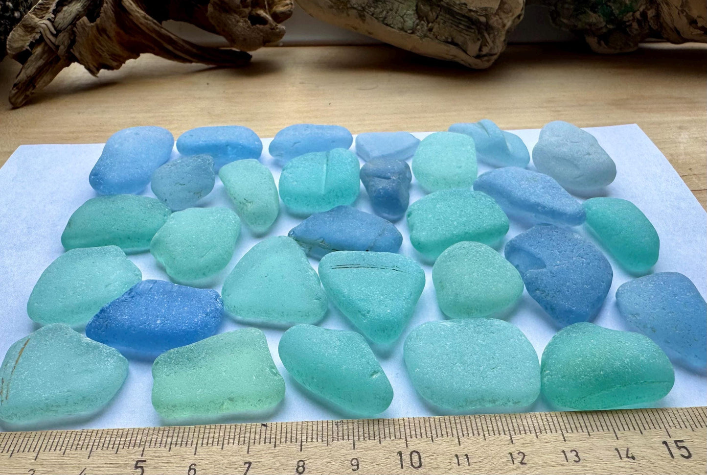 Seafoam & Aqua Japanese Sea Glass #052 Genuine Beach Glass Bulk Lot