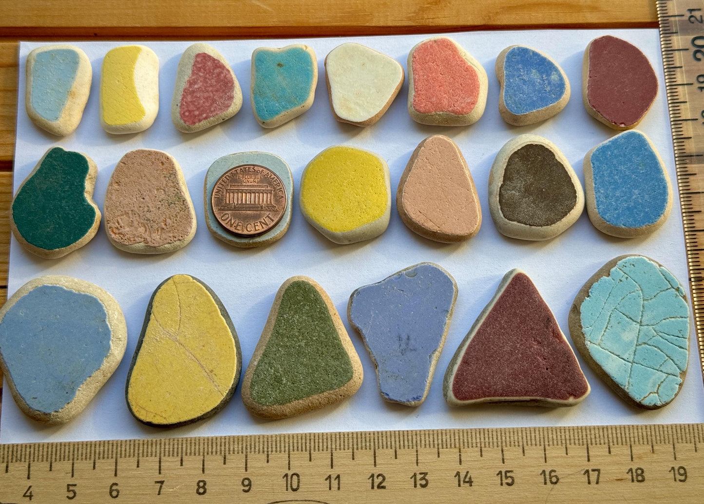 Genuine Sea Pottery Beach Found Japanese Sea Pottery Shards Mix Lot #023-2