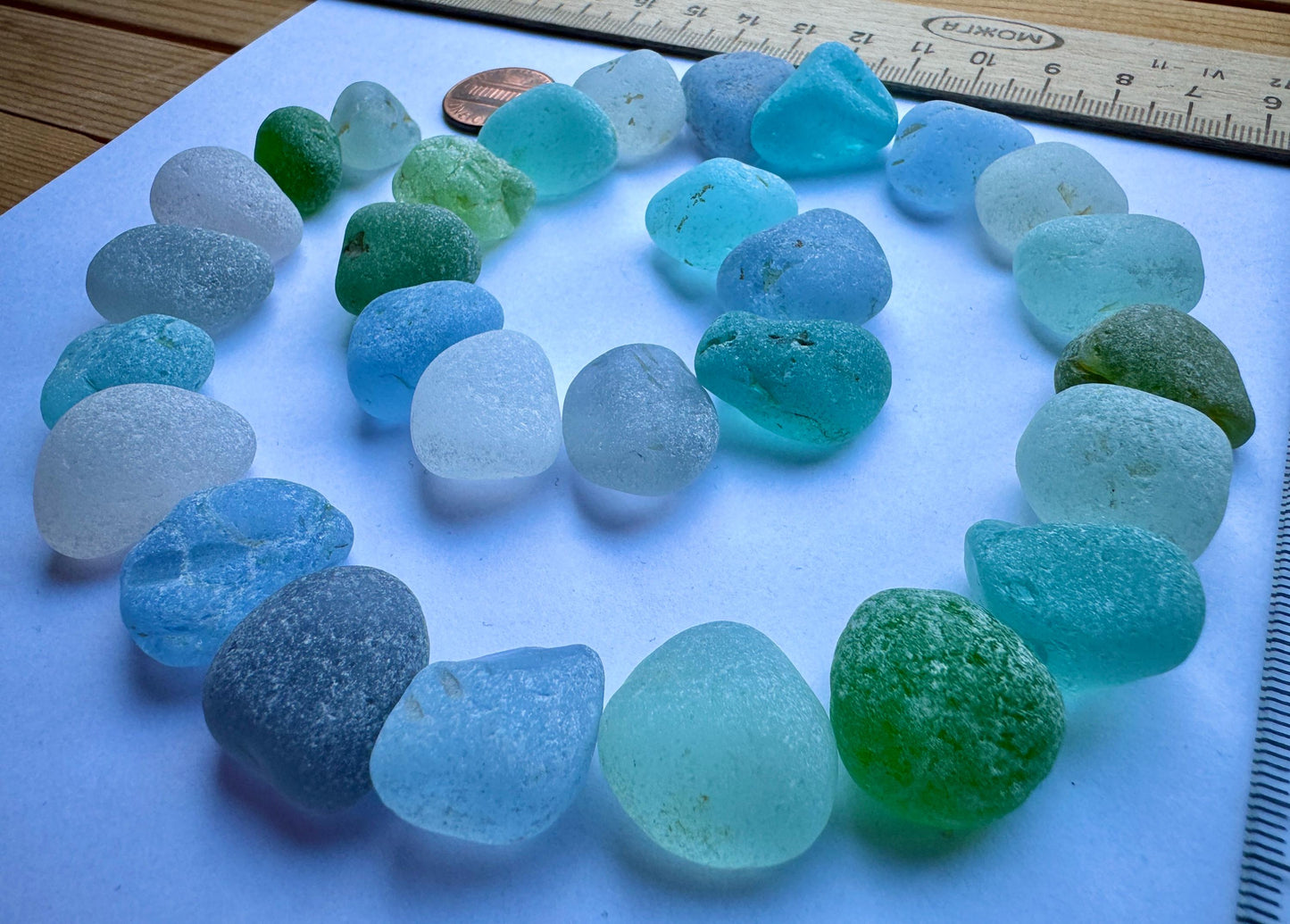 Genuine Sea Glass #031 Mix Beach Found Japanese Sea Glass Pieces Assorted Colors Lot