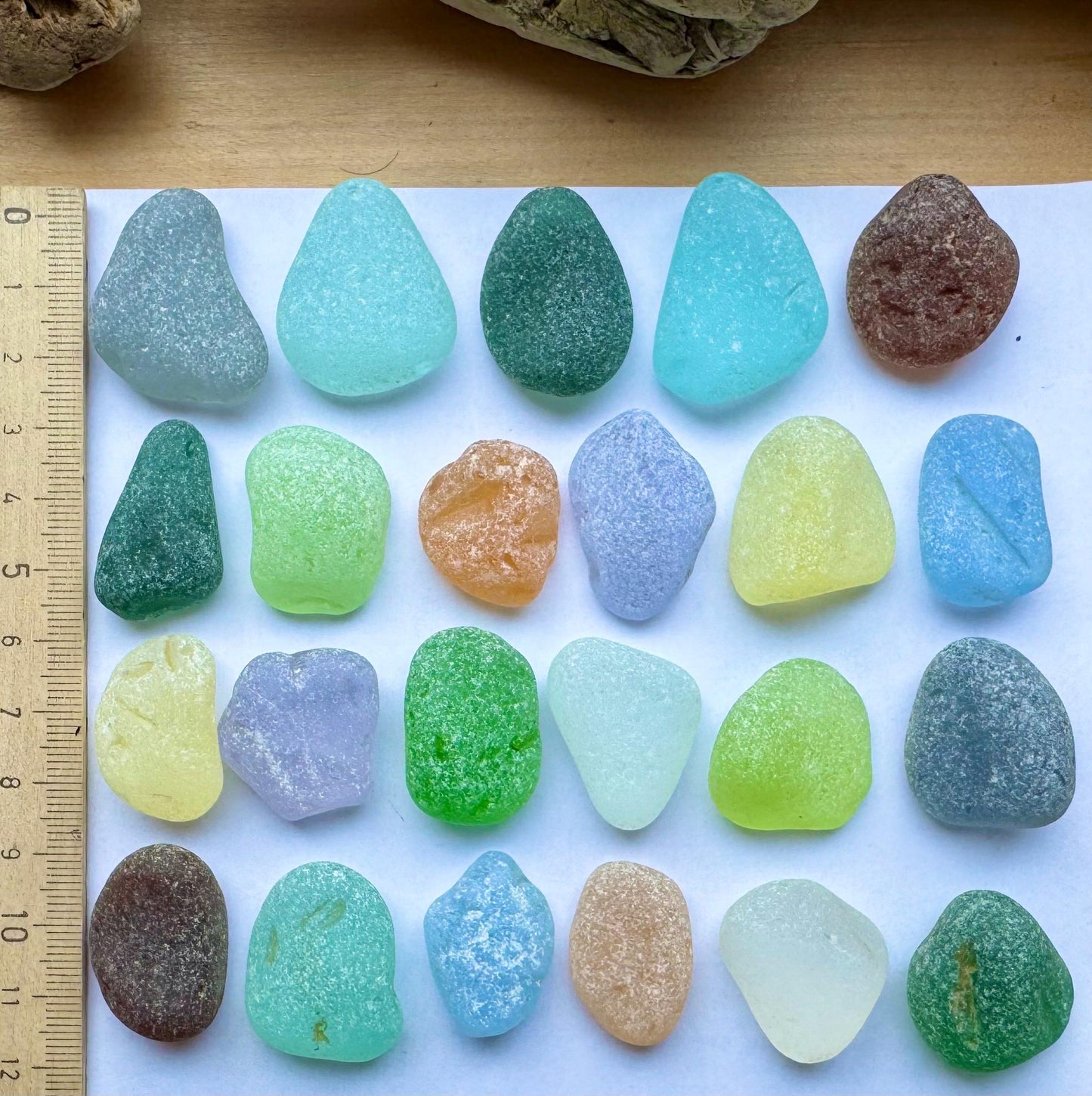 Colorful Genuine Sea #054 Glass Mix 200g Bulk Japanese Beach Glass for Mosaic & Crafts Lot #054