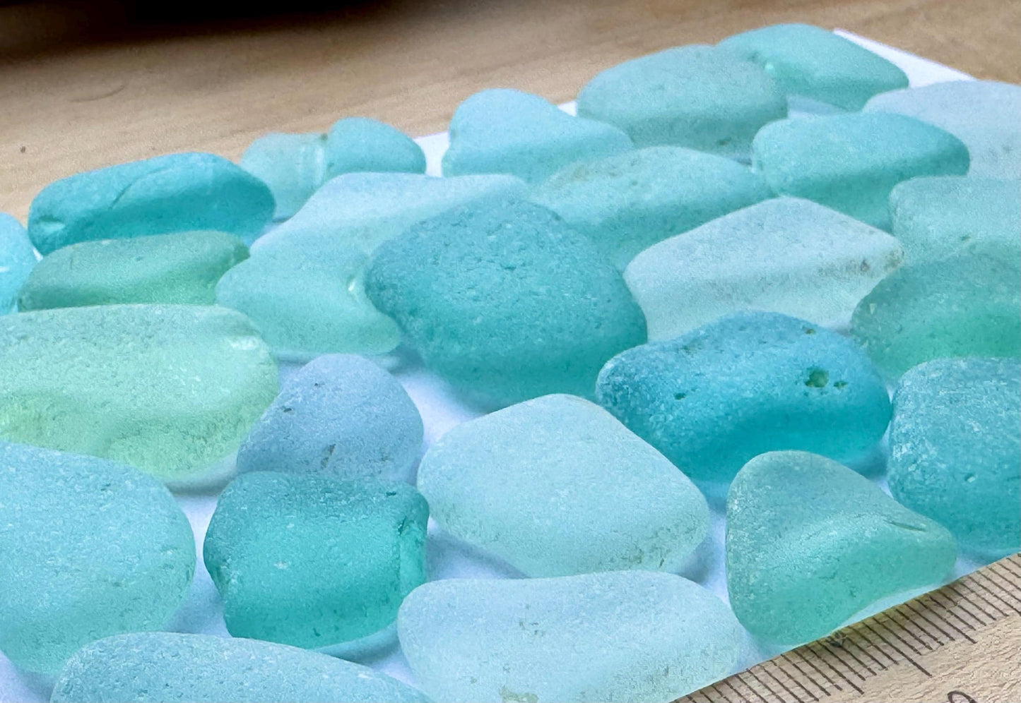Aquamarine Japanese Sea Glass #053 Genuine Beach Glass Bulk Lot