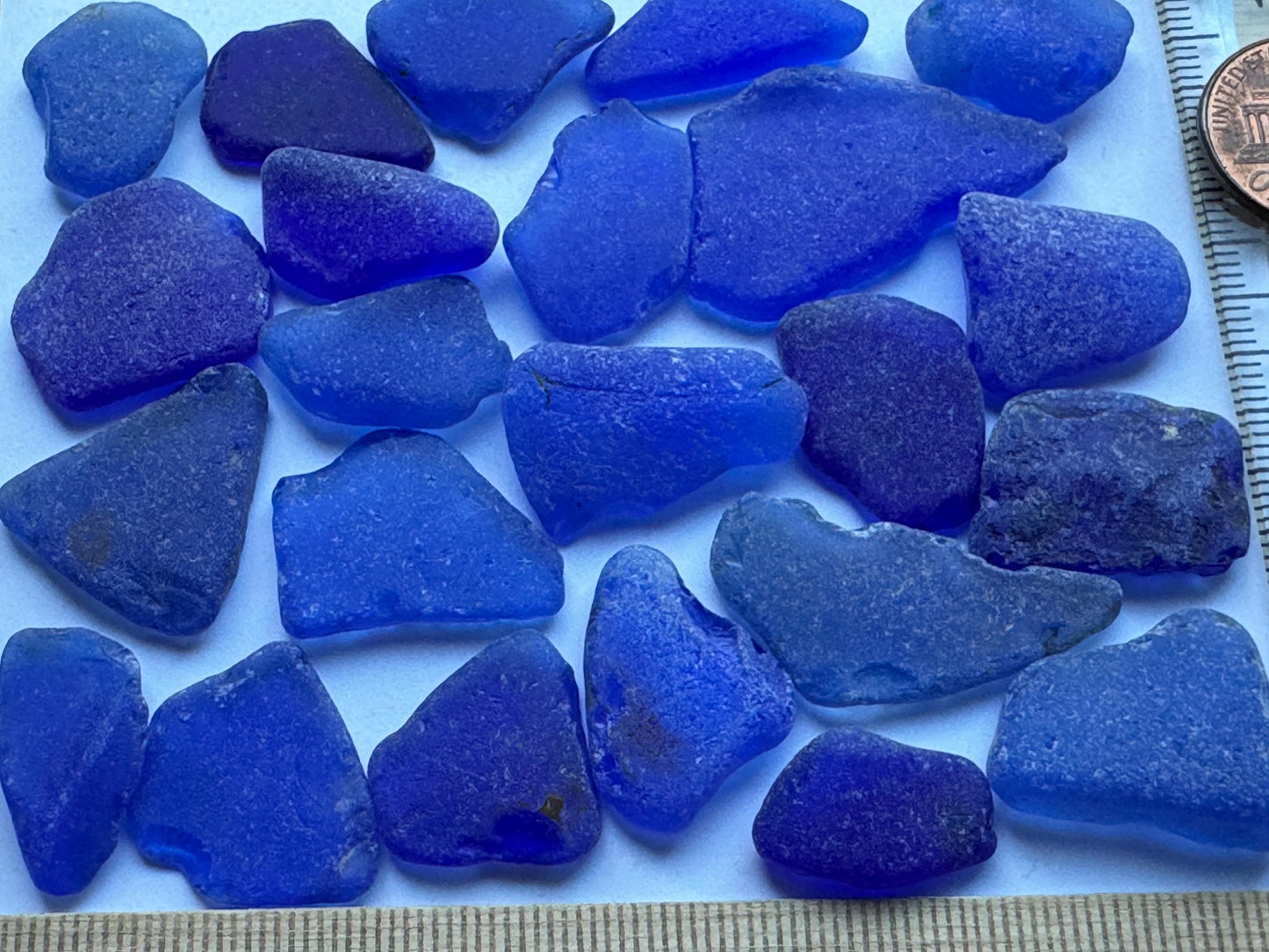 Cobalt Blue Japanese Sea Glass #045 Genuine Beach Glass Bulk Lot