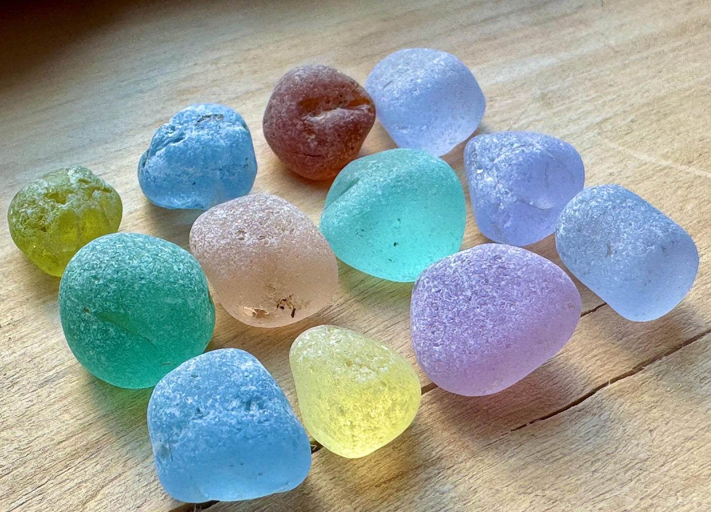 Rare Genuine Japanese Sea Glass #071 Jewelry Grade Mixed Colors Lot for Wire Wrapping & Pendants #071