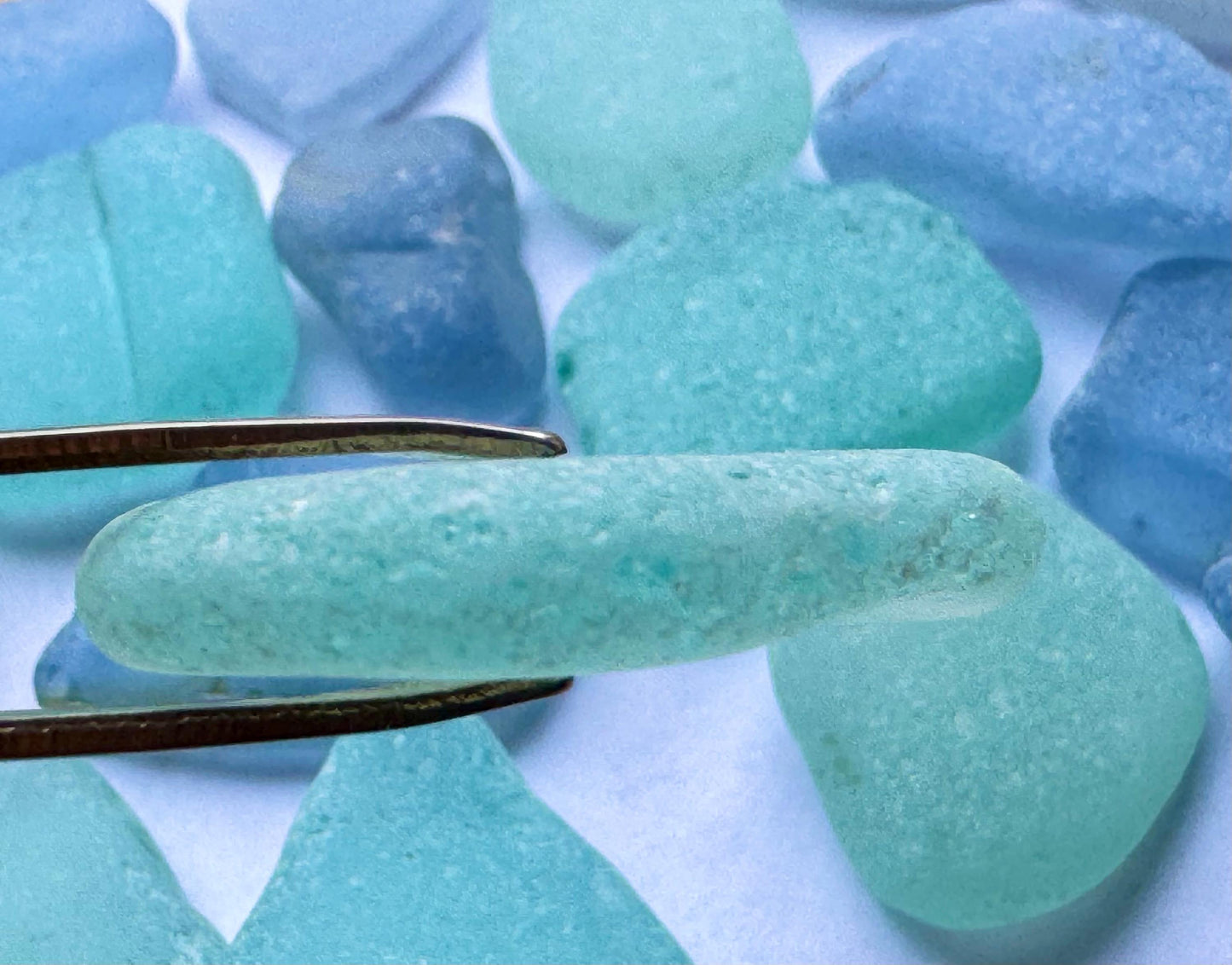 Seafoam & Aqua Japanese Sea Glass #052 Genuine Beach Glass Bulk Lot