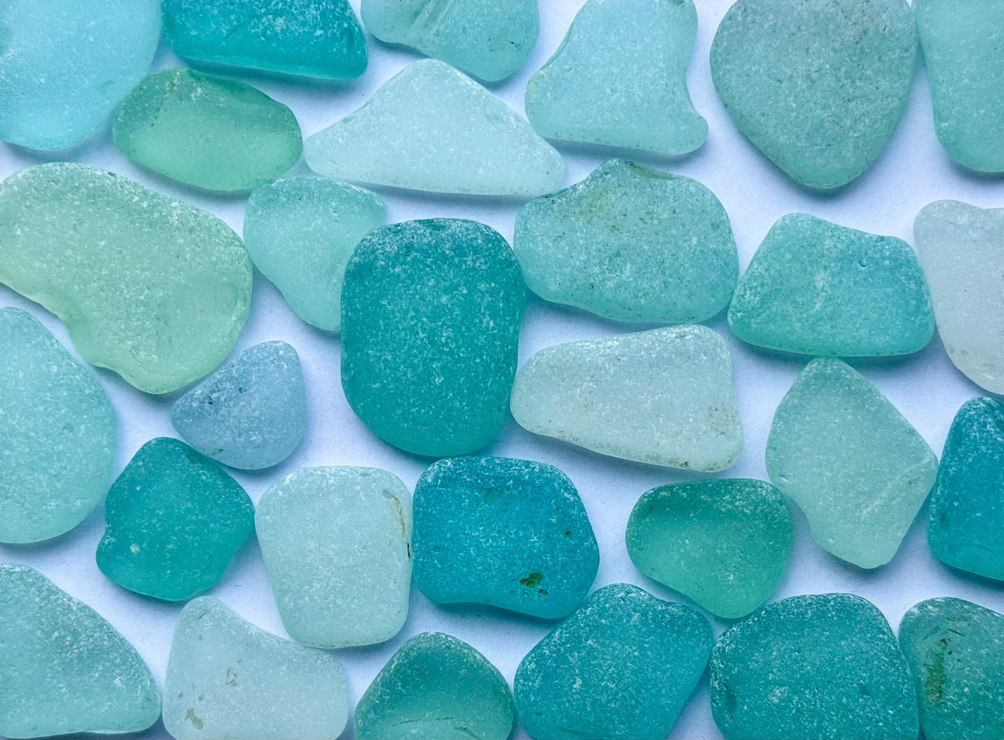 Aquamarine Japanese Sea Glass #053 Genuine Beach Glass Bulk Lot