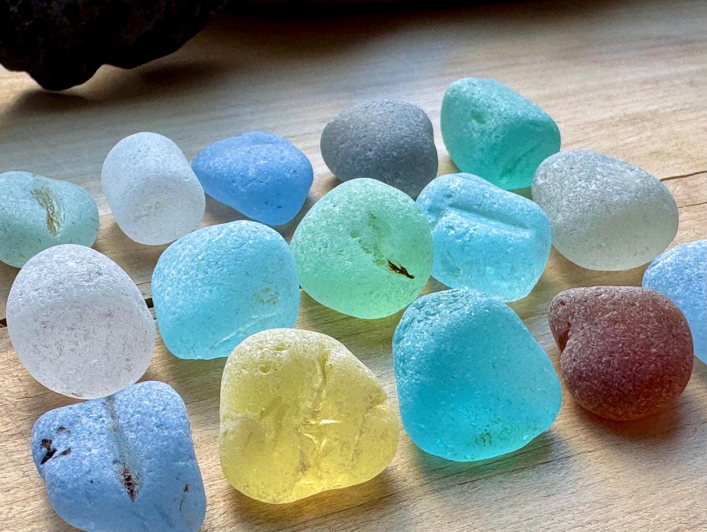 Rare Genuine Japanese Sea Glass #067 Mixed Colors Bulk Lot for Jewelry Making, Mosaic & Craft Supplies #067