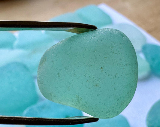 Aquamarine Japanese Sea Glass #053 Genuine Beach Glass Bulk Lot