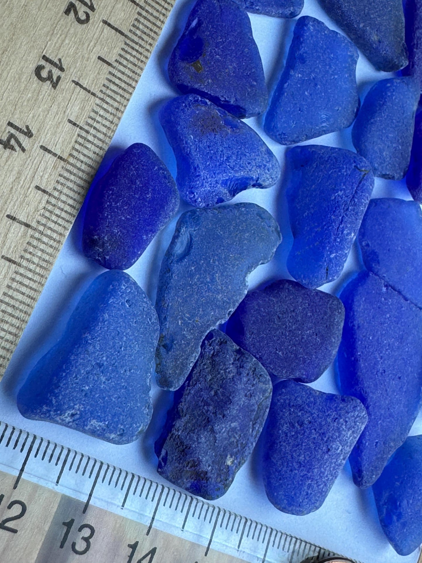 Cobalt Blue Japanese Sea Glass #045 Genuine Beach Glass Bulk Lot
