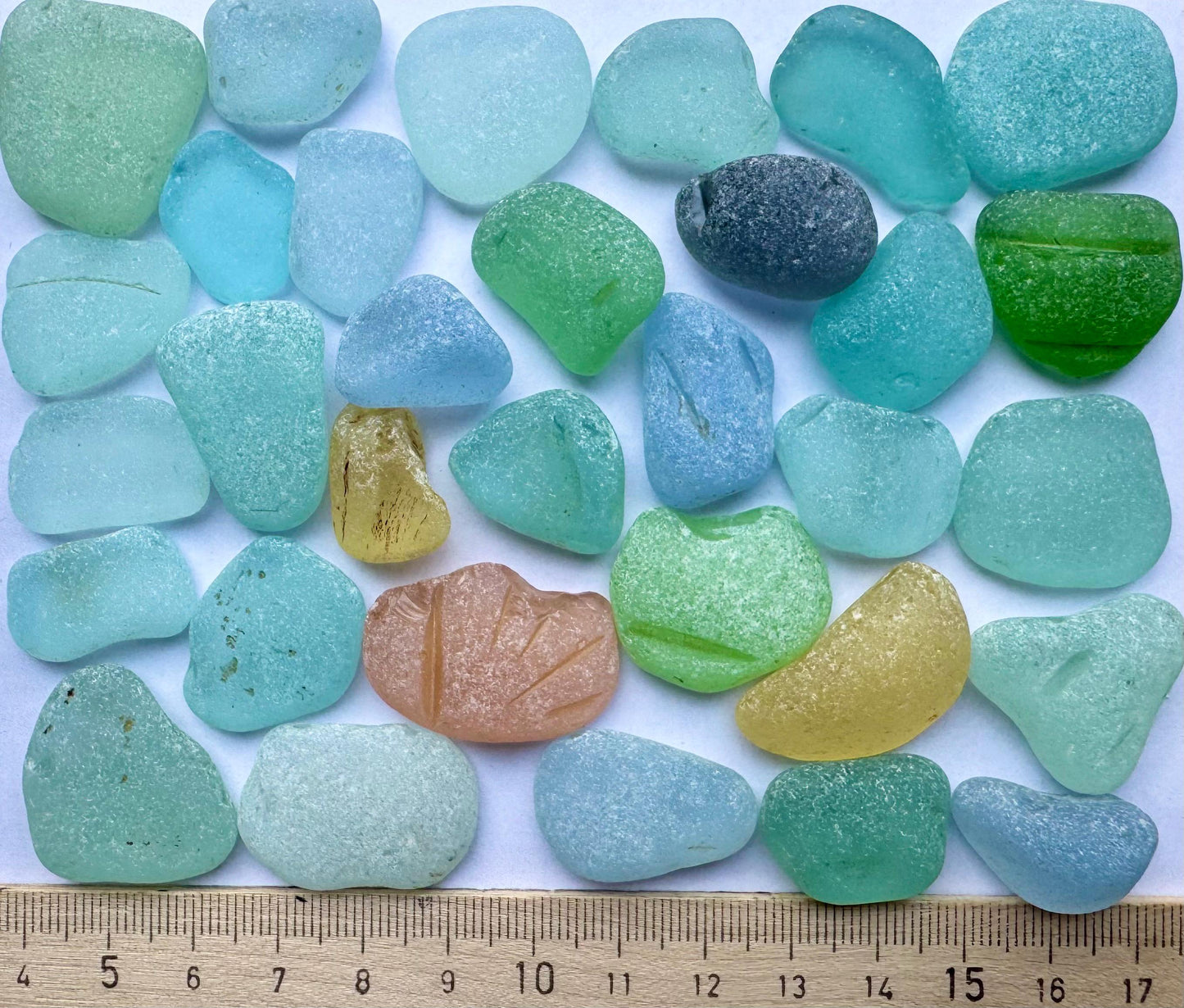 Genuine Sea Glass Mix #054 156g Japanese Beach Glass Assorted Colors Craft & Jewelry Supply Lot #054