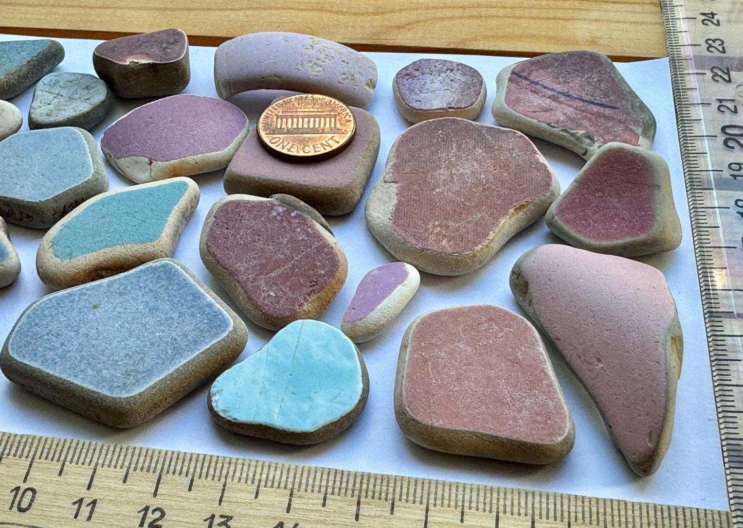 Japanese Sea Pottery Mix Genuine Beach Found Sea Ceramic Pieces Lot #017