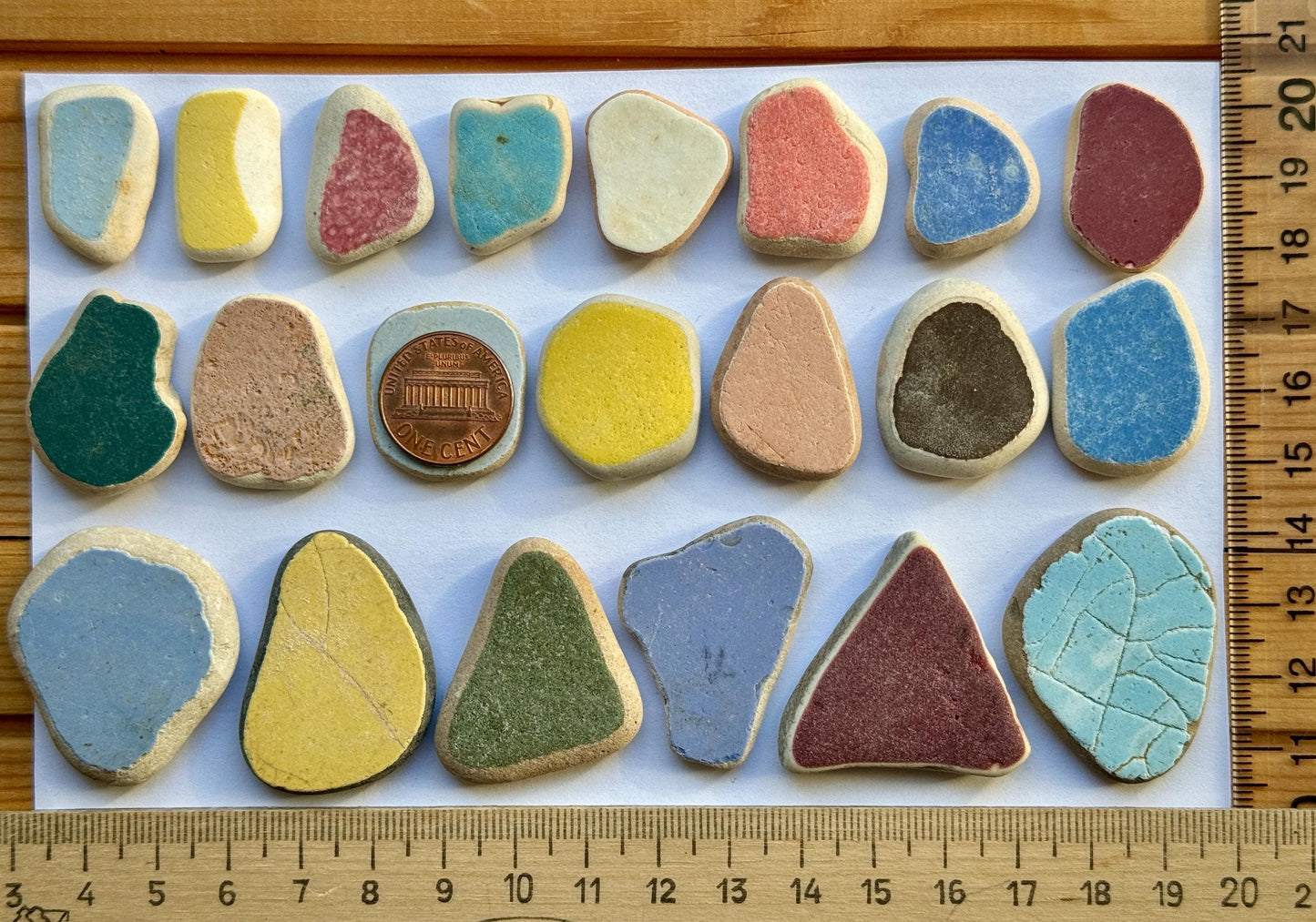 Genuine Sea Pottery Beach Found Japanese Sea Pottery Shards Mix Lot #023-2