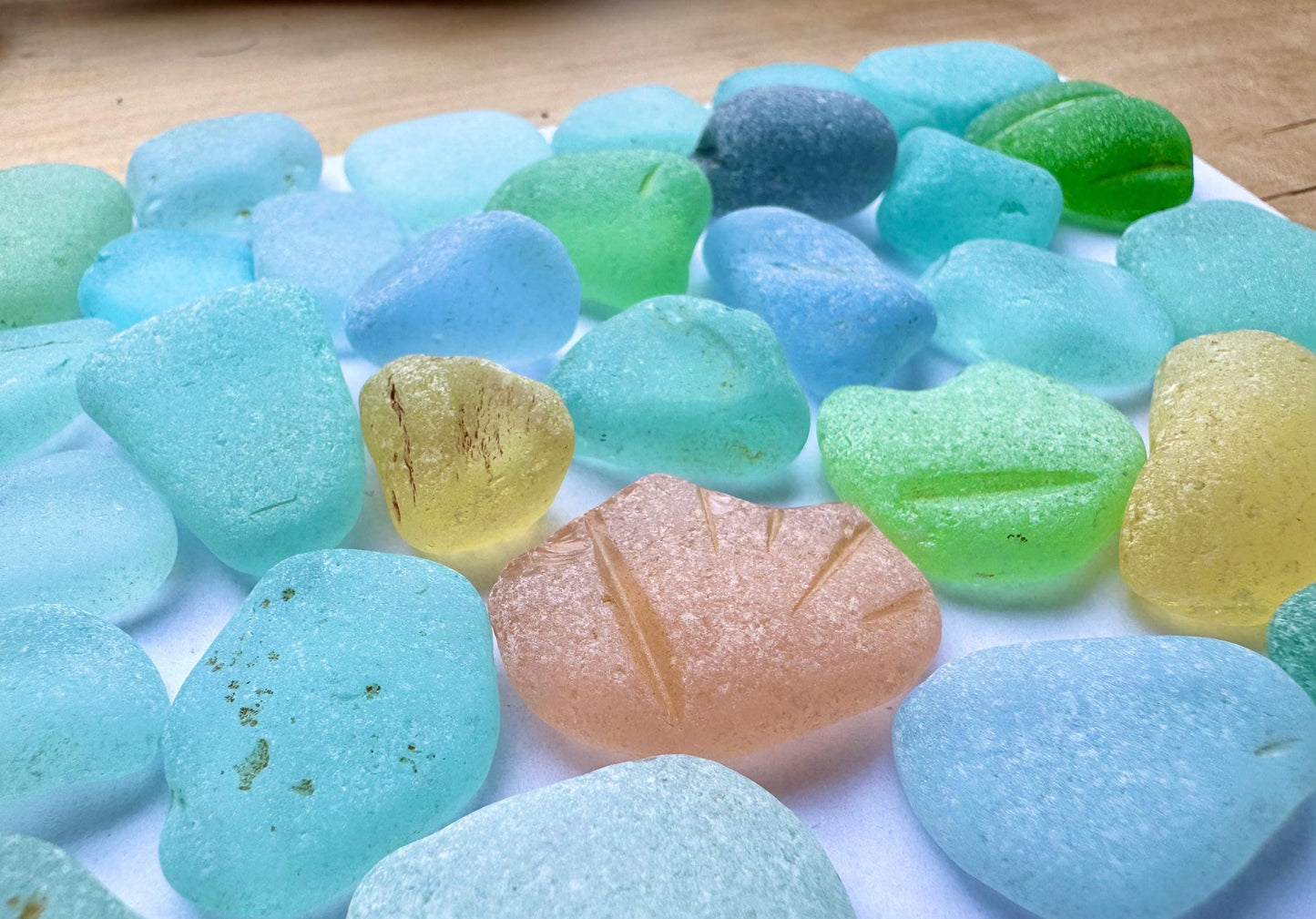 Genuine Sea Glass Mix #054 156g Japanese Beach Glass Assorted Colors Craft & Jewelry Supply Lot #054