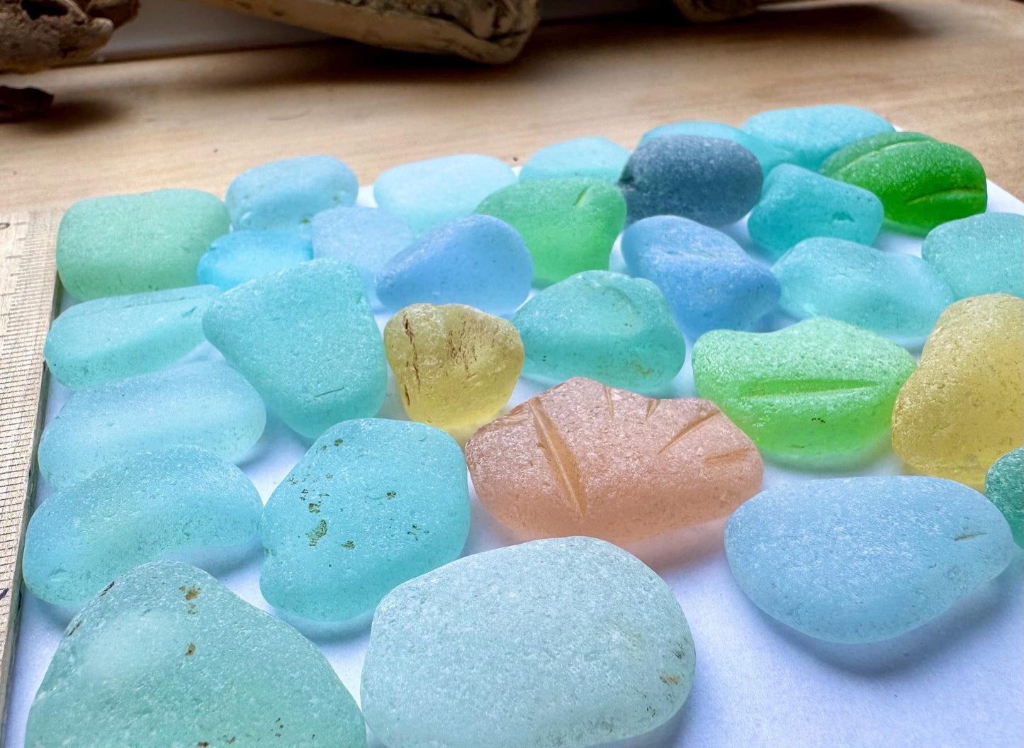 Genuine Sea Glass Mix #054 156g Japanese Beach Glass Assorted Colors Craft & Jewelry Supply Lot #054