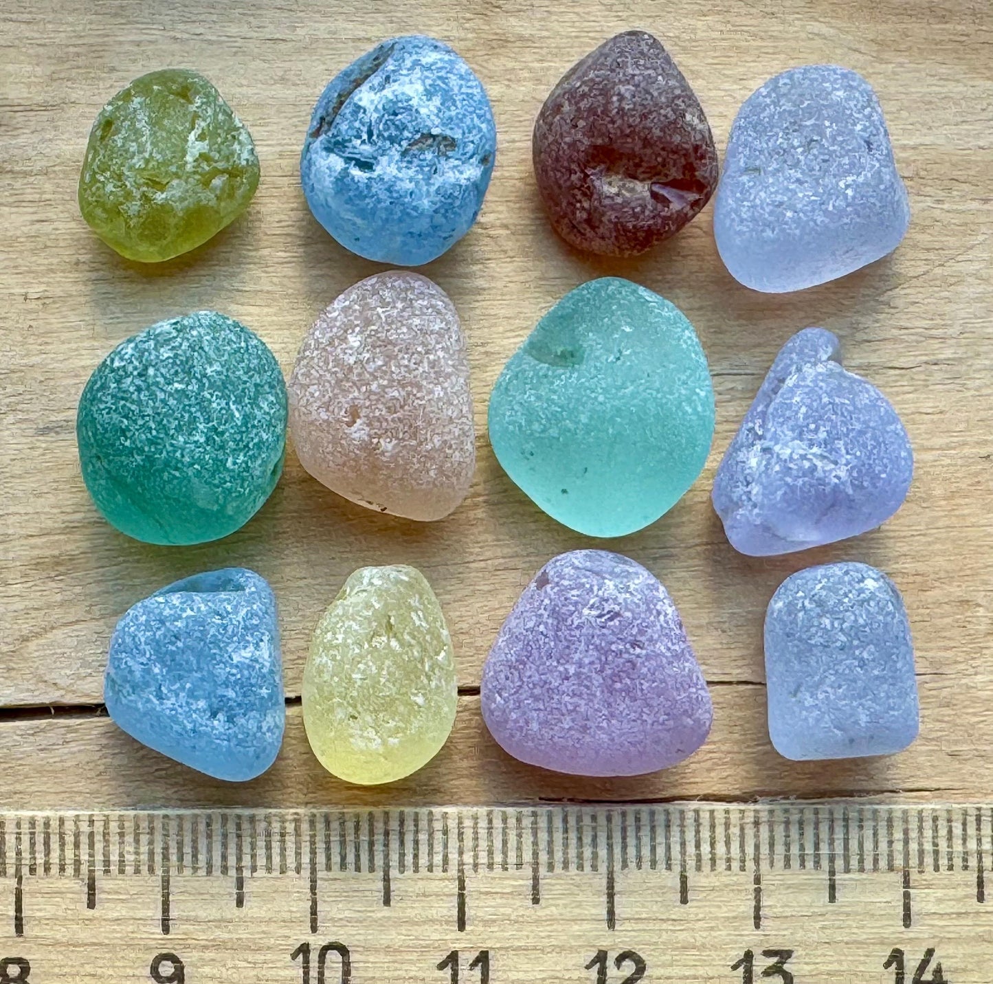 Rare Genuine Japanese Sea Glass #071 Jewelry Grade Mixed Colors Lot for Wire Wrapping & Pendants #071