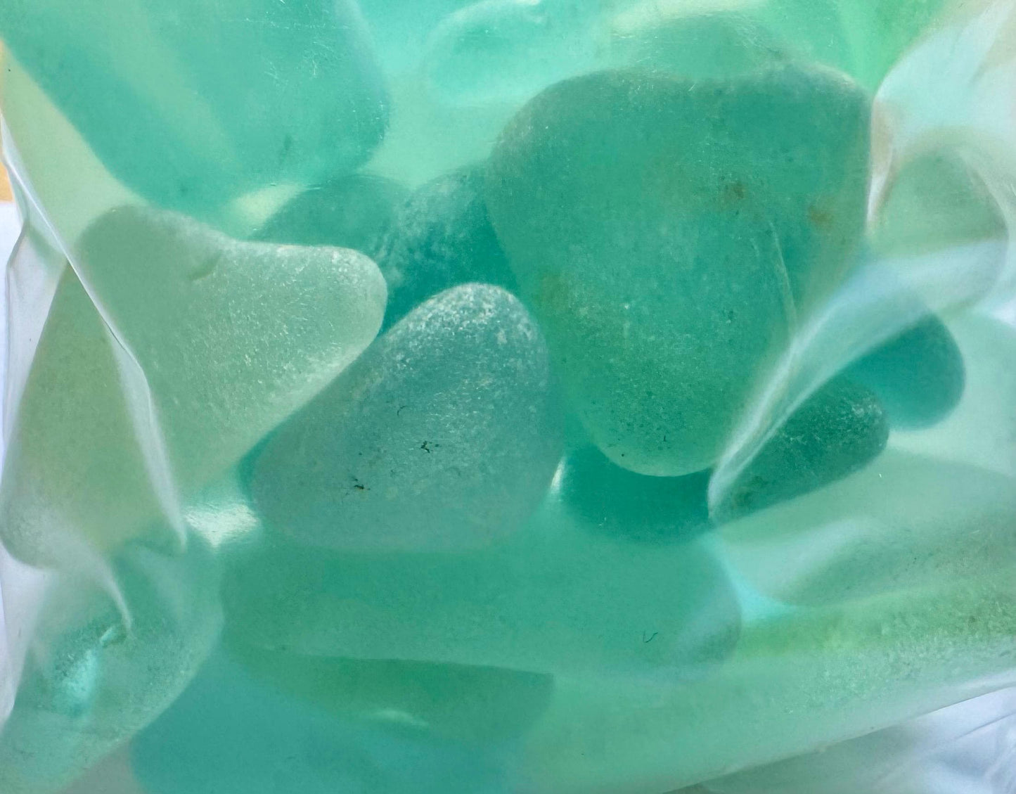 Aquamarine Japanese Sea Glass #053 Genuine Beach Glass Bulk Lot