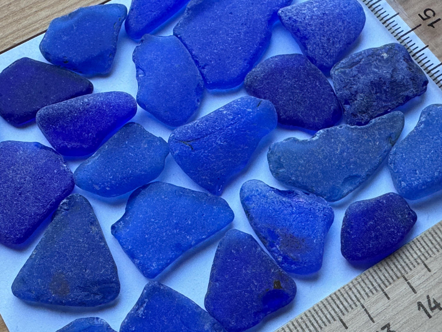 Cobalt Blue Japanese Sea Glass #045 Genuine Beach Glass Bulk Lot