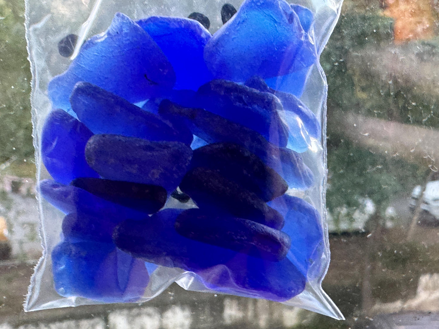 Cobalt Blue Japanese Sea Glass #045 Genuine Beach Glass Bulk Lot