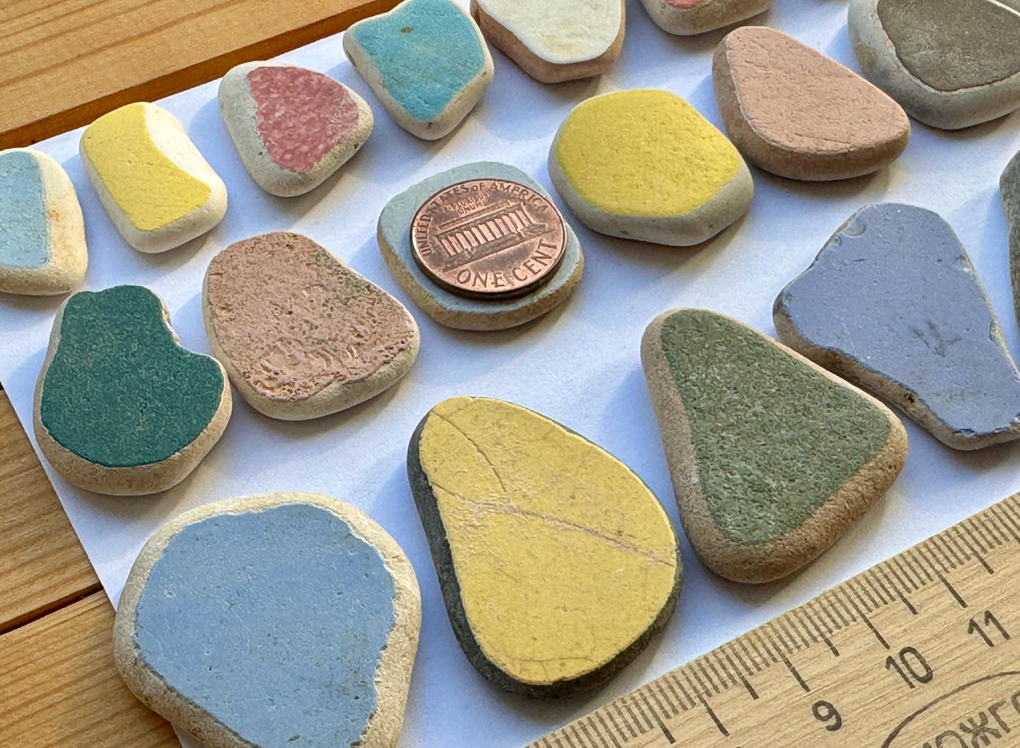 Genuine Sea Pottery Beach Found Japanese Sea Pottery Shards Mix Lot #023-2