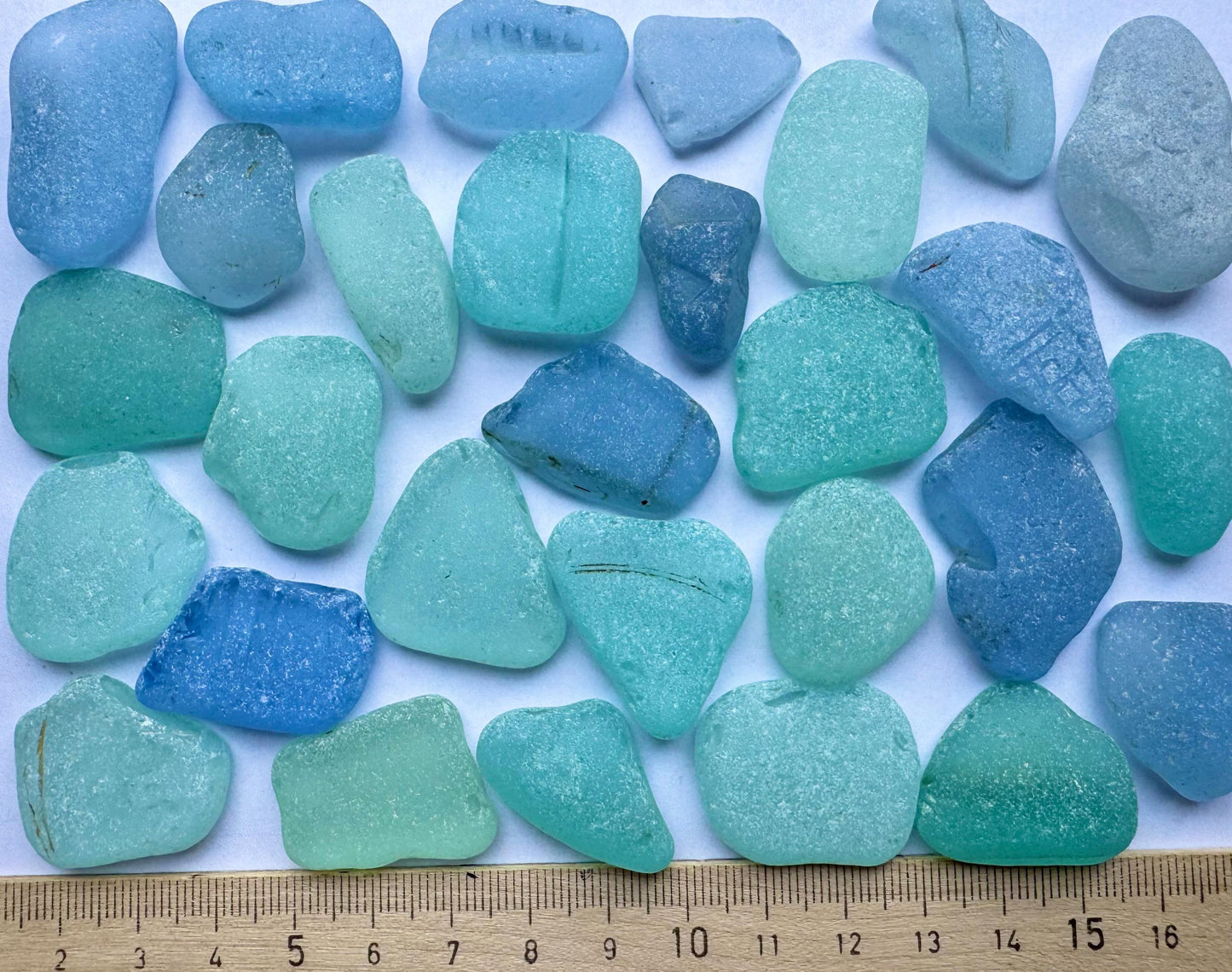 Seafoam & Aqua Japanese Sea Glass #052 Genuine Beach Glass Bulk Lot