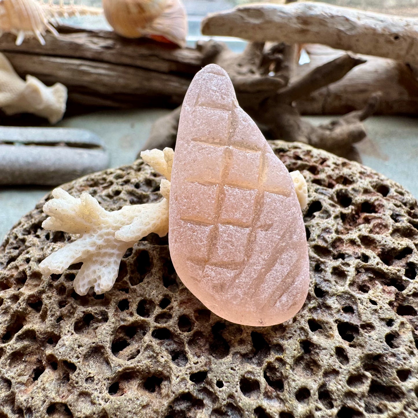 Pink Sea Glass B2985 Genuine Beach Found Jewelry Supply