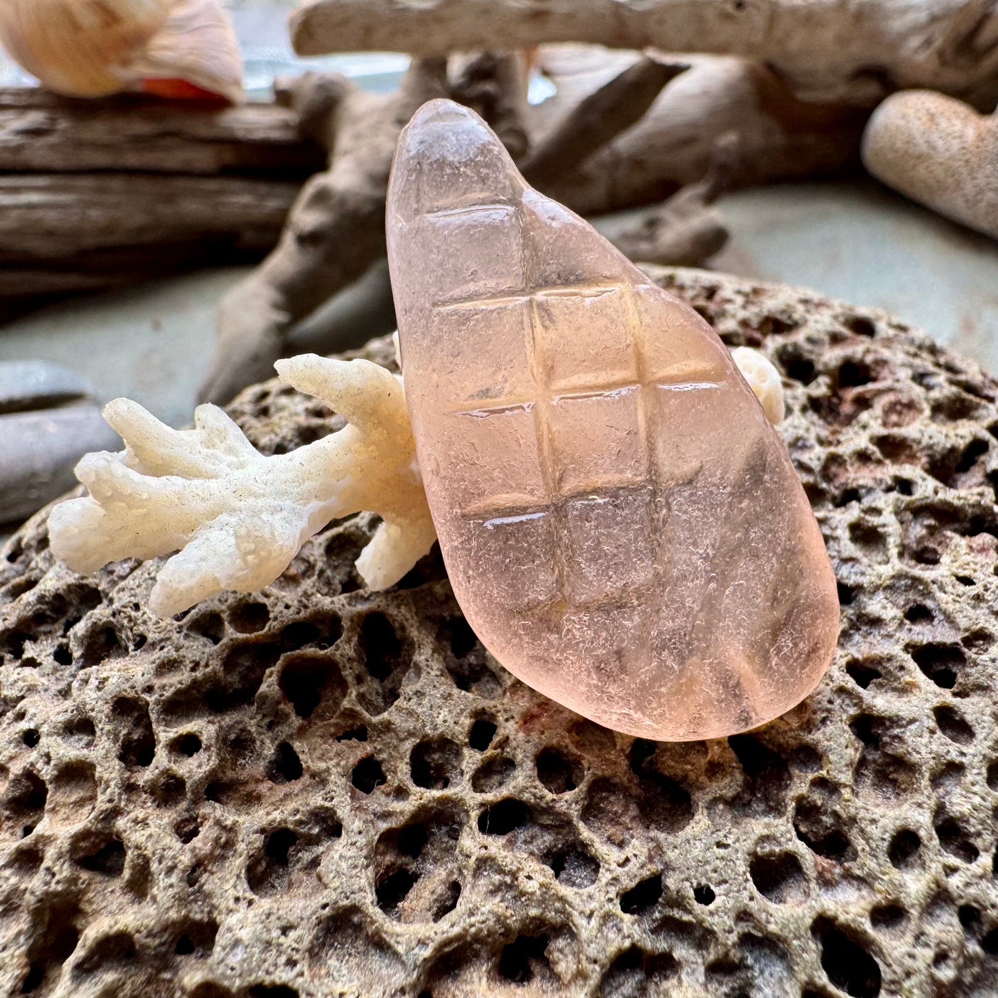 Pink Sea Glass B2985 Genuine Beach Found Jewelry Supply