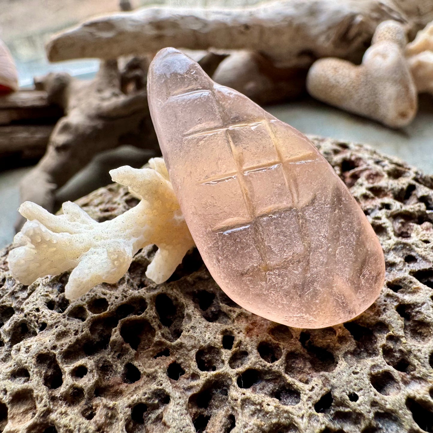 Pink Sea Glass B2985 Genuine Beach Found Jewelry Supply