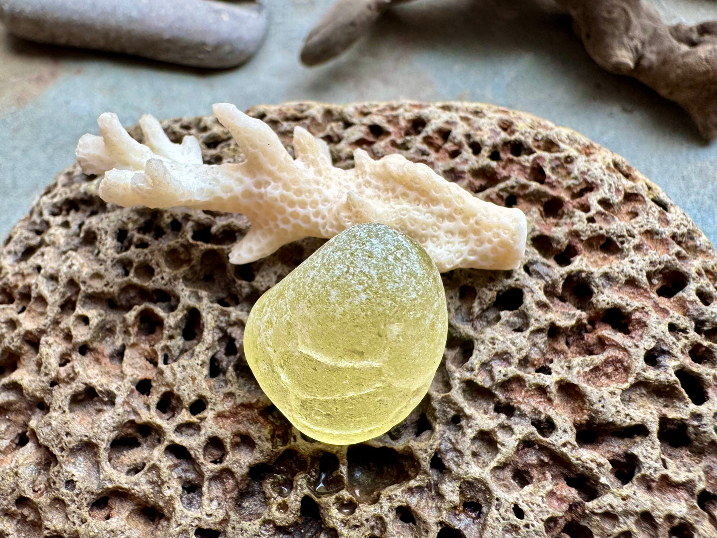 Rare Yellow Sea Glass – Genuine Beach Found Seaglass B2988– Jewelry Grade Natural Ocean Glass – Pendant Size Piece – Coastal Craft Supply