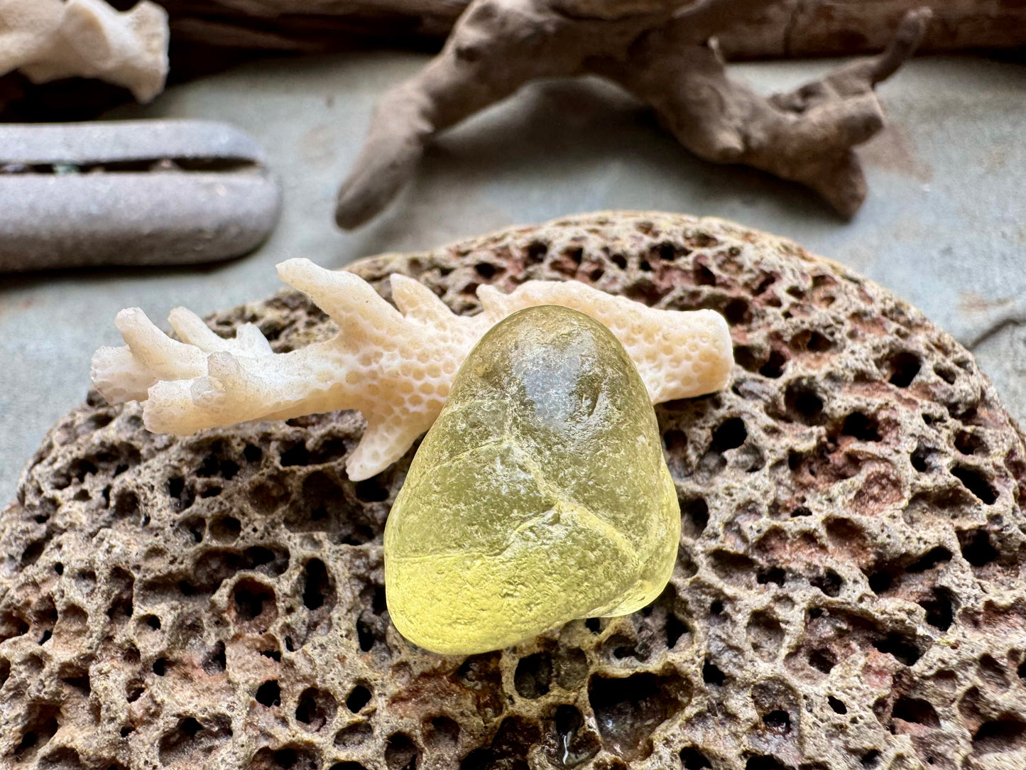 Rare Yellow Sea Glass – Genuine Beach Found Seaglass B2988– Jewelry Grade Natural Ocean Glass – Pendant Size Piece – Coastal Craft Supply