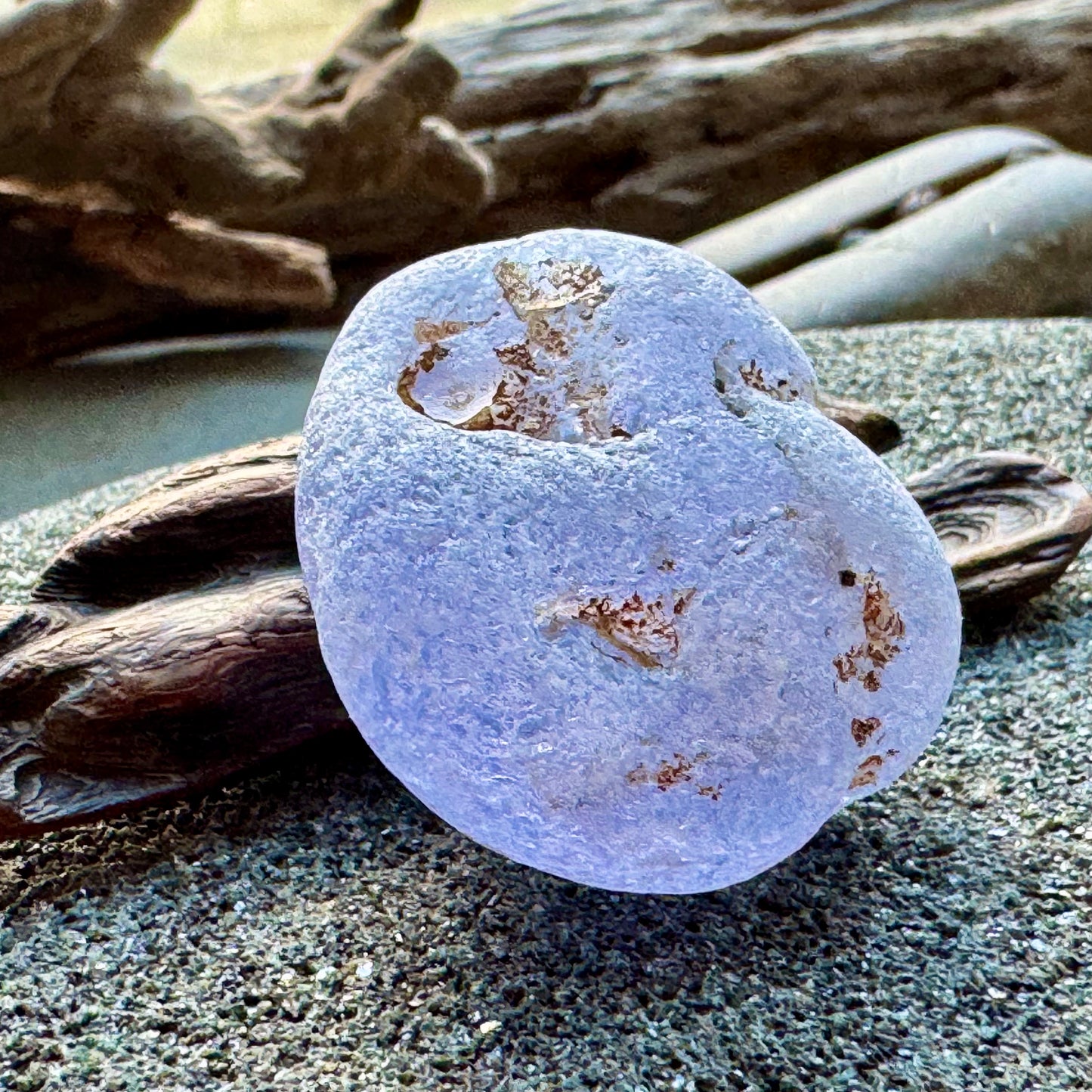 Rare Lavender Sea Glass A2430  – Collector Grade Beach Found Glass A2430