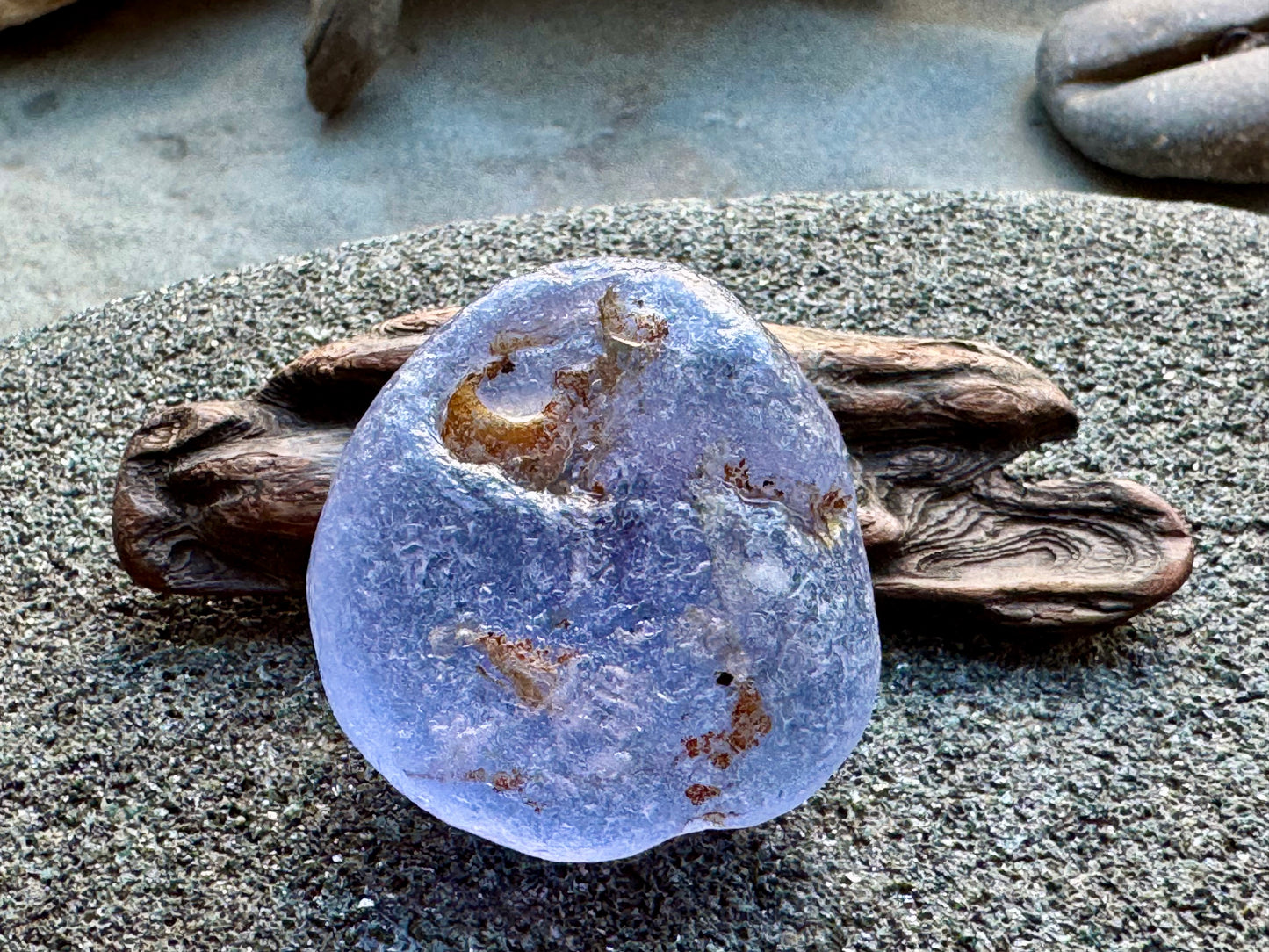Rare Lavender Sea Glass A2430  – Collector Grade Beach Found Glass A2430