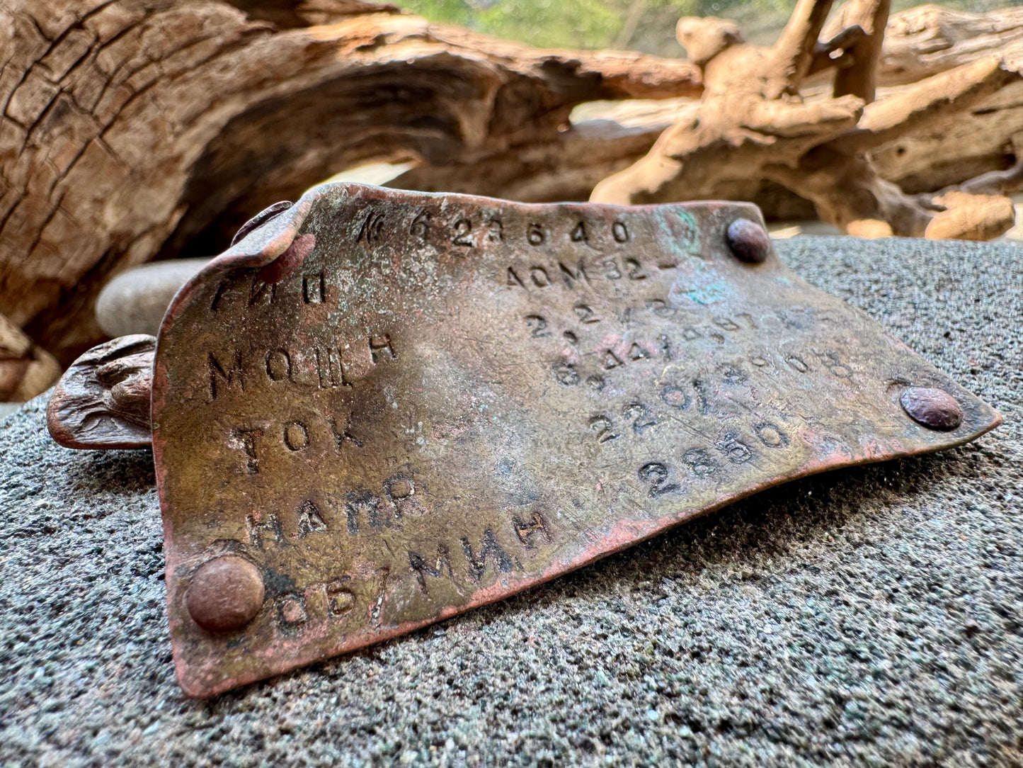 Vintage Metal Machine Plate A2530 – Industrial Tag, Found Metal Artifact, Steampunk Supply, Rusty Maker Plate, Salvaged Relic Decor