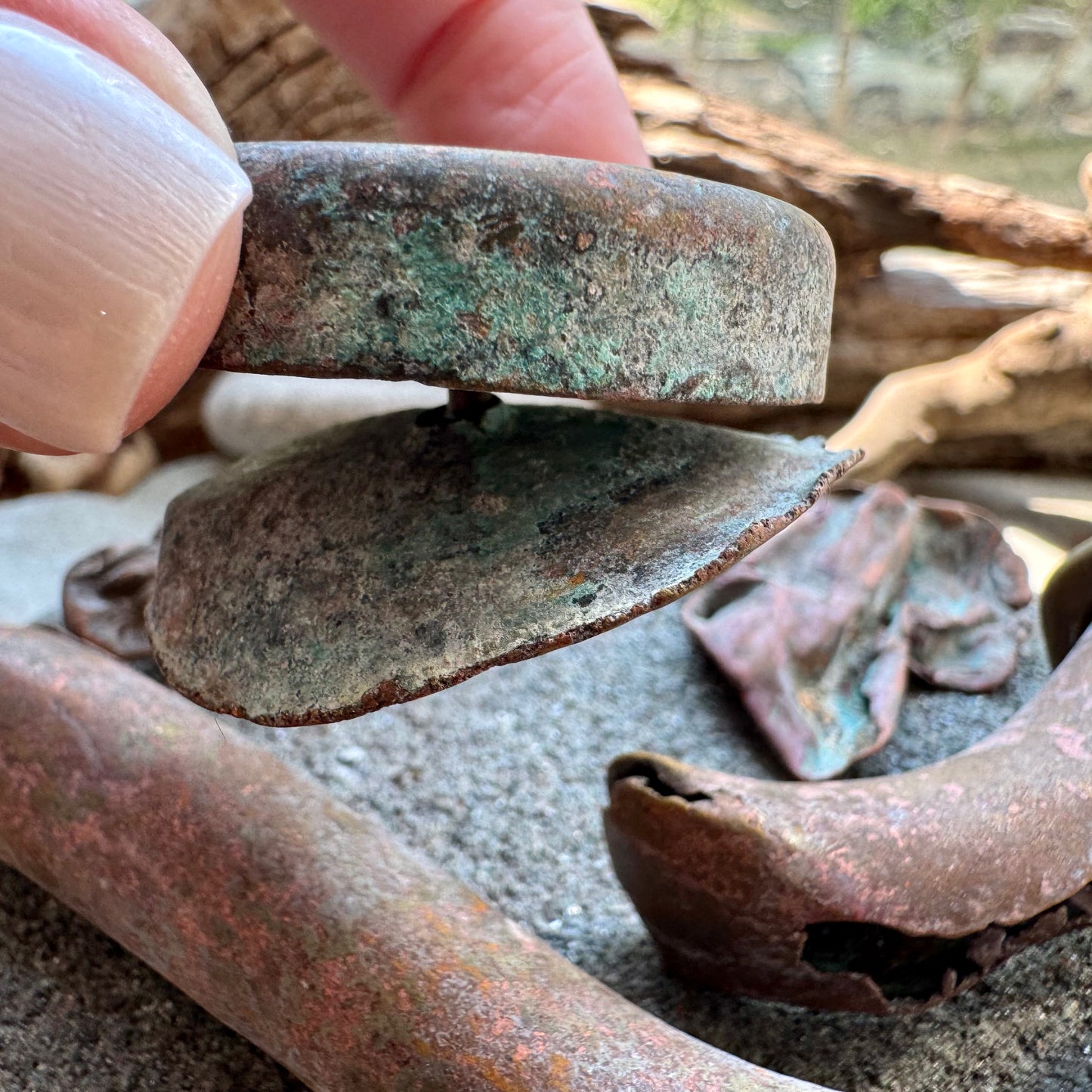 Rusty Metal Relics Set A2534 – Found Metal Objects, Vintage Hardware Pieces, Industrial Salvage Lot for Art, Assemblage, Steampunk Decor