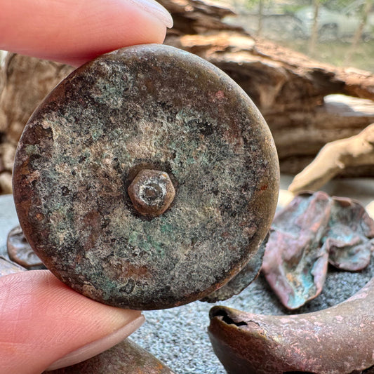 Rusty Metal Relics Set A2534 – Found Metal Objects, Vintage Hardware Pieces, Industrial Salvage Lot for Art, Assemblage, Steampunk Decor