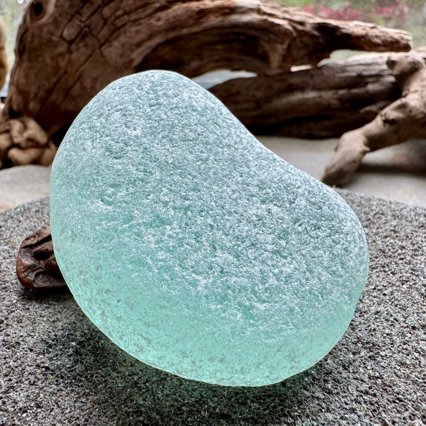 Large Aqua Sea Glass A2587 Jewelry Grade Beach Glass | Rare Collector Piece | Pendant Stone | Natural Ocean Tumbled Seaglass