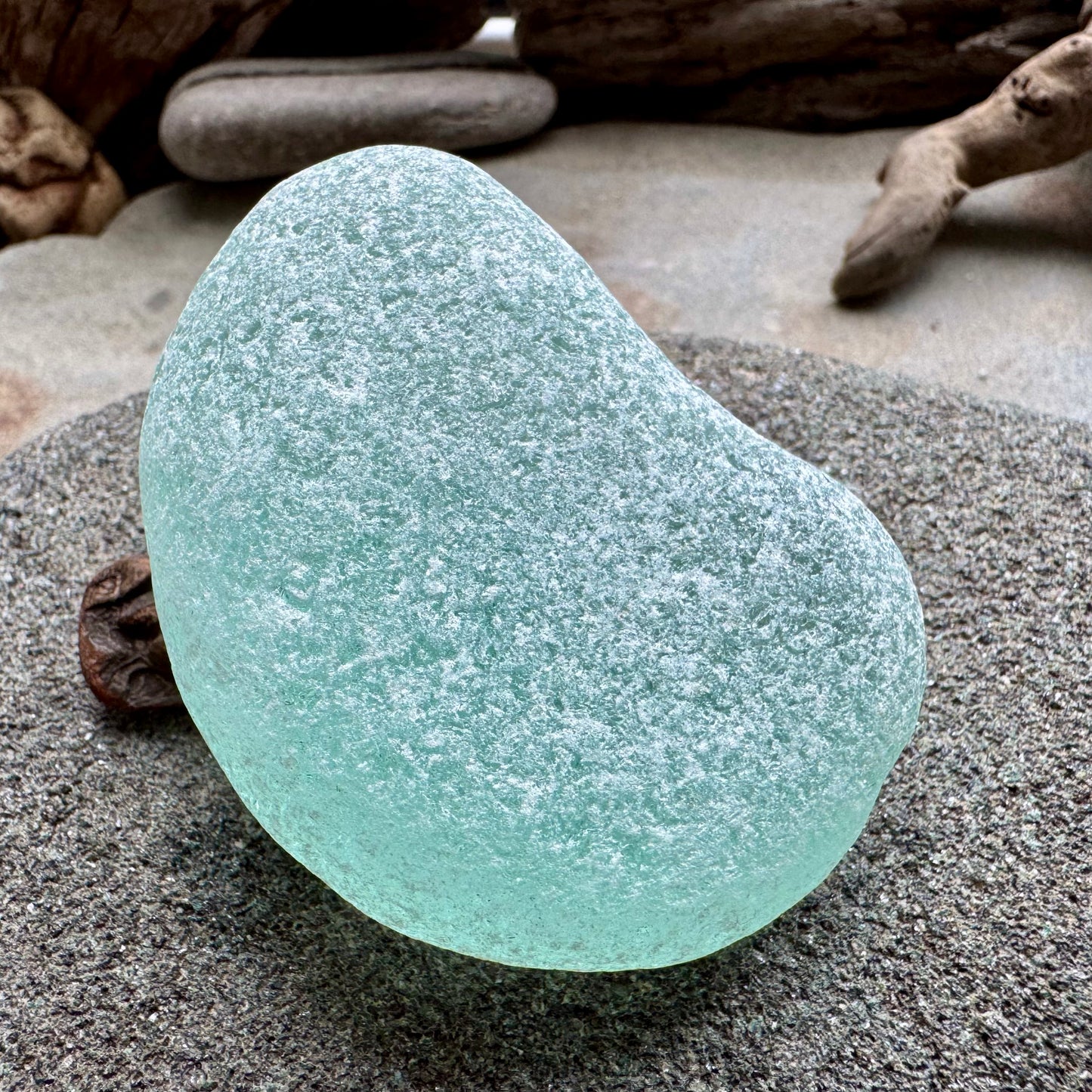 Large Aqua Sea Glass A2587 Jewelry Grade Beach Glass | Rare Collector Piece | Pendant Stone | Natural Ocean Tumbled Seaglass