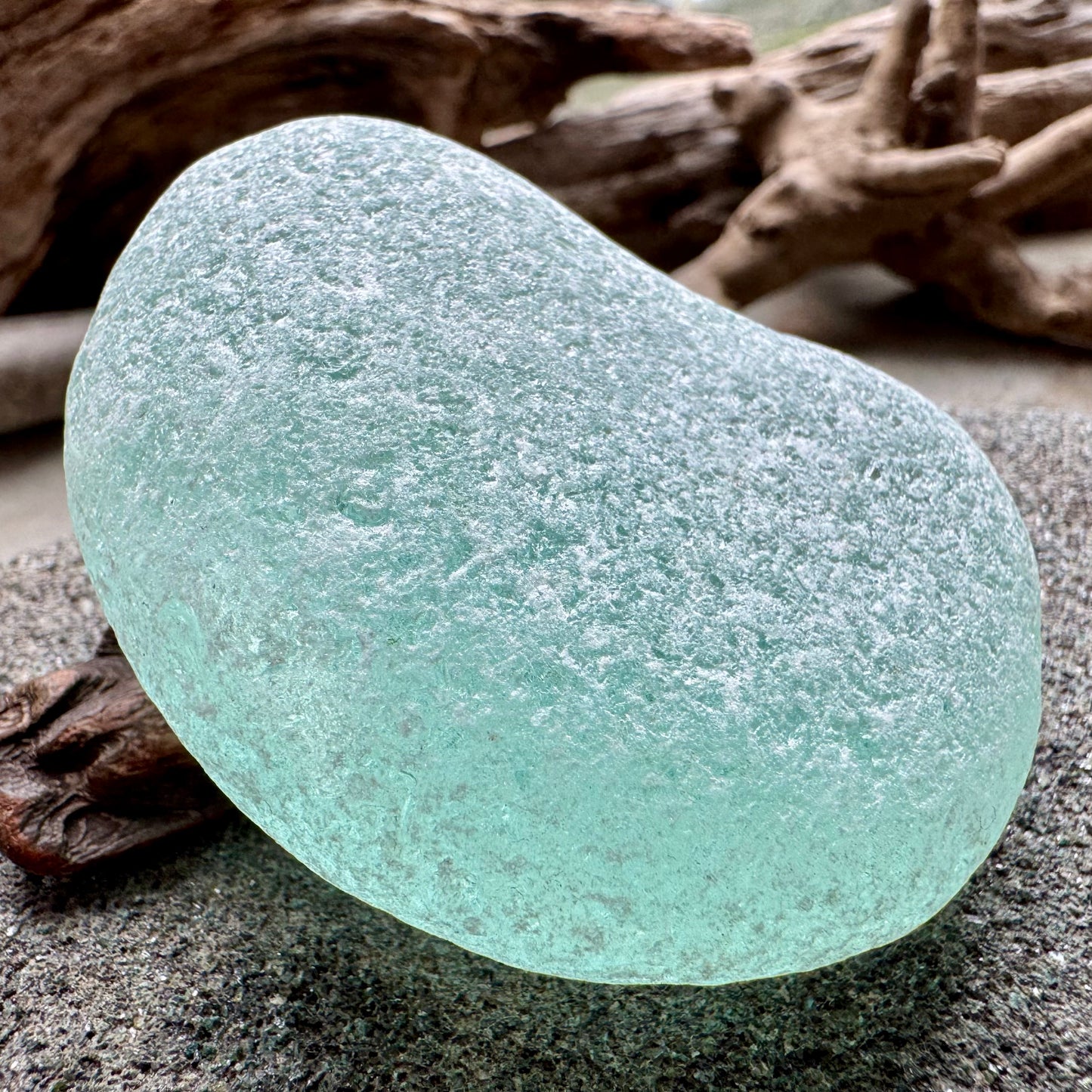 Large Aqua Sea Glass A2587 Jewelry Grade Beach Glass | Rare Collector Piece | Pendant Stone | Natural Ocean Tumbled Seaglass