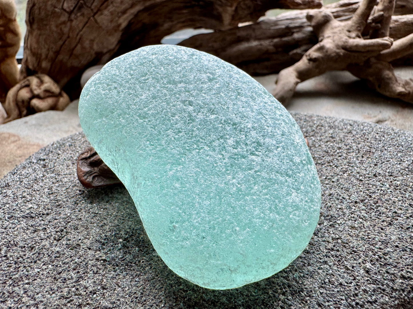 Large Aqua Sea Glass A2587 Jewelry Grade Beach Glass | Rare Collector Piece | Pendant Stone | Natural Ocean Tumbled Seaglass