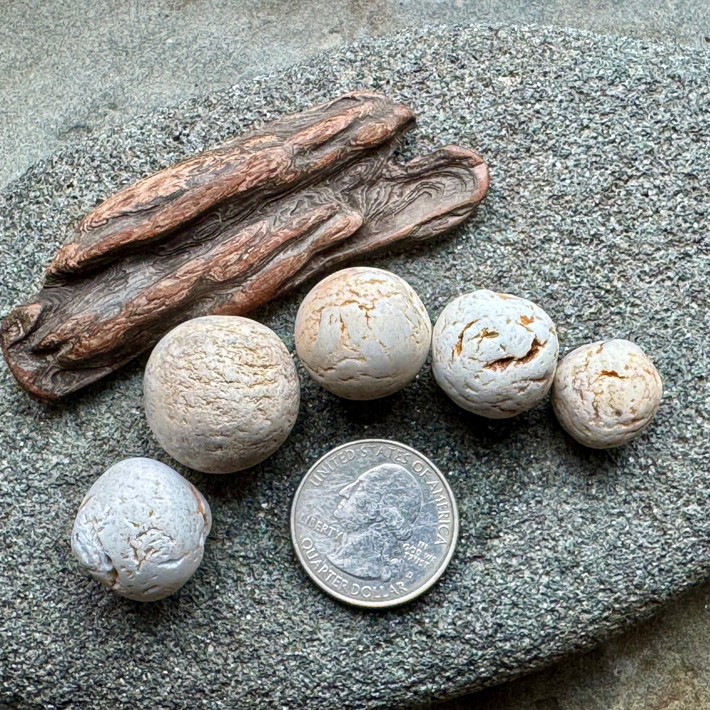 Sea Clay Marbles – Natural Ocean Tumbled Ceramic Balls A2608