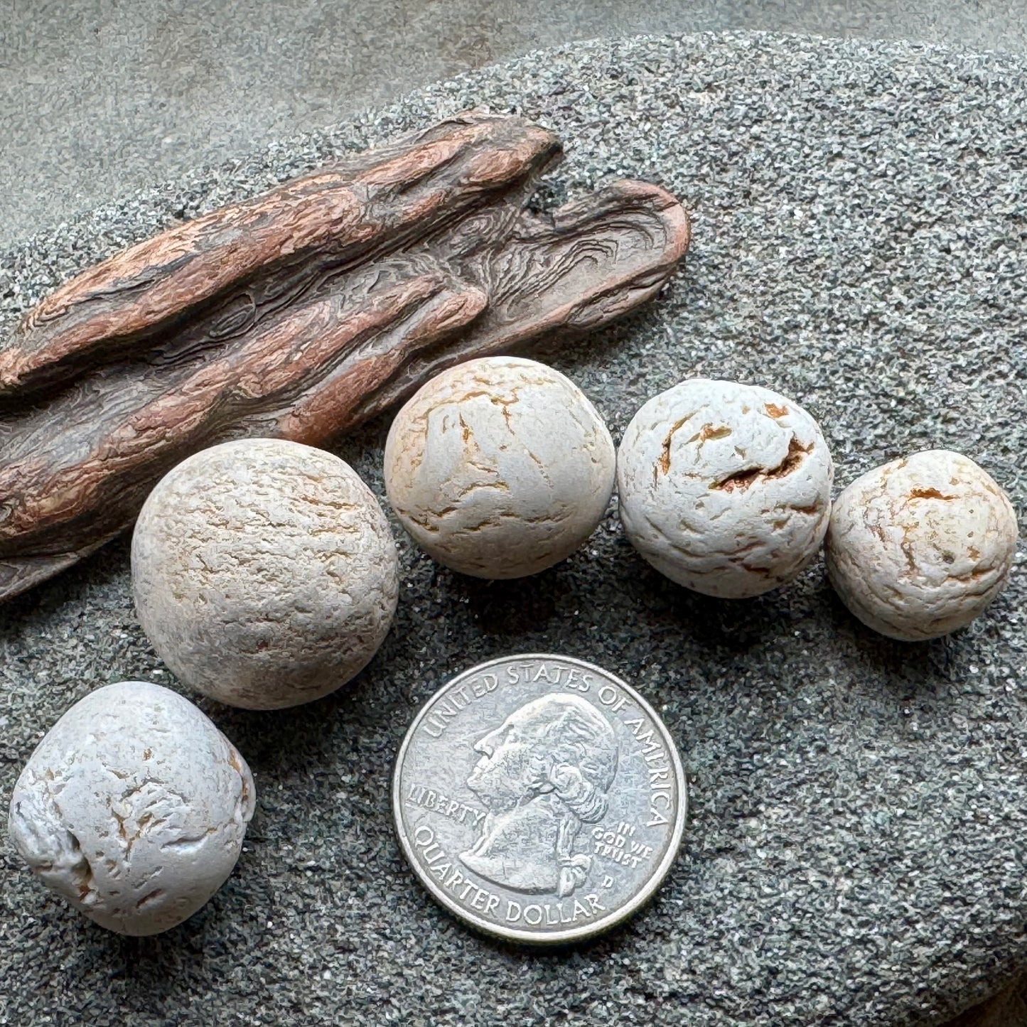 Sea Clay Marbles – Natural Ocean Tumbled Ceramic Balls A2608