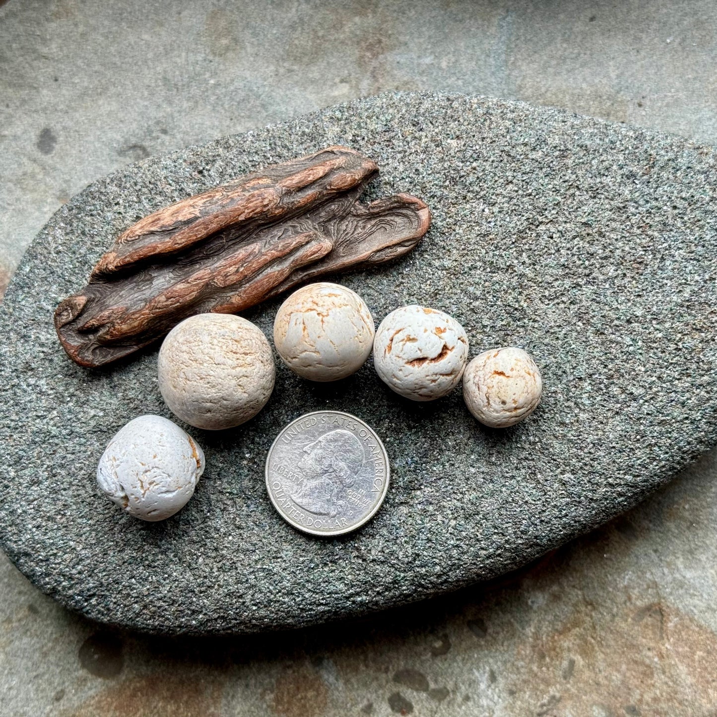 Sea Clay Marbles – Natural Ocean Tumbled Ceramic Balls A2608