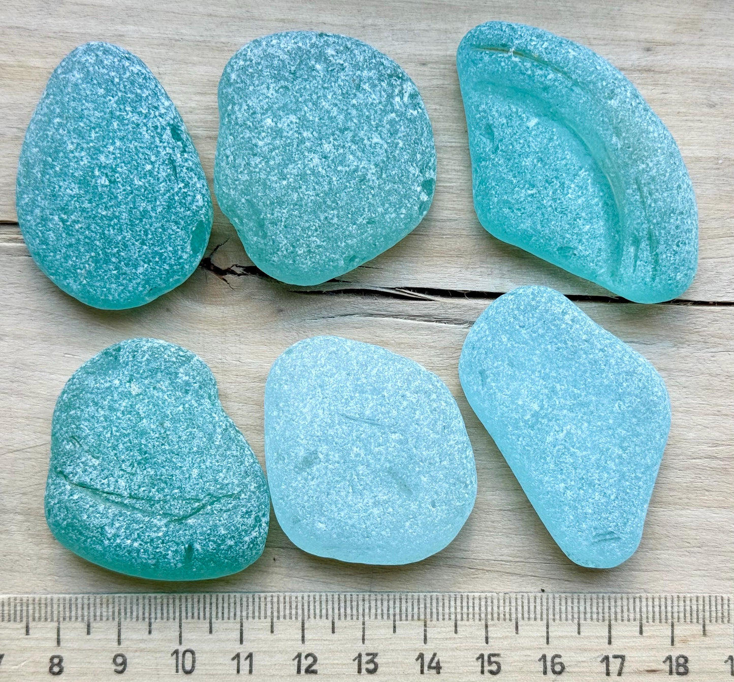 Rare Aqua Sea Glass XL #074 Genuine Japanese Sea Glass Beach Found Jewelry Supply