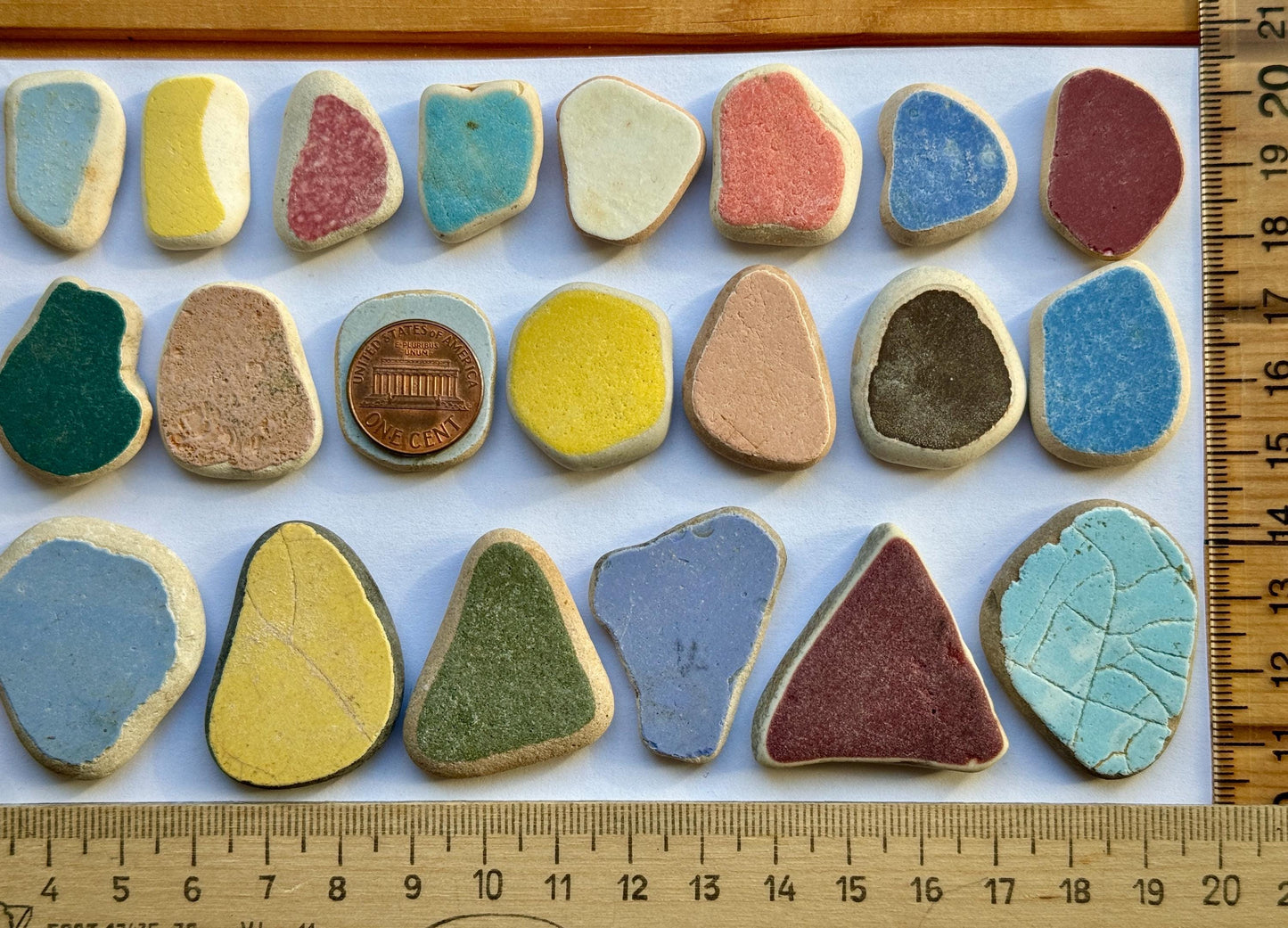 Genuine Sea Pottery Beach Found Japanese Sea Pottery Shards Mix Lot #023-2