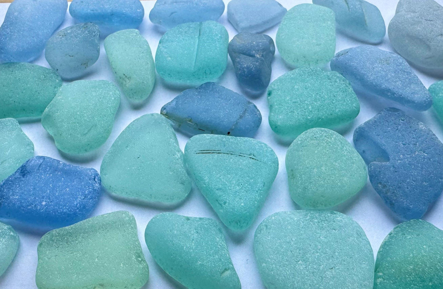 Seafoam & Aqua Japanese Sea Glass #052 Genuine Beach Glass Bulk Lot