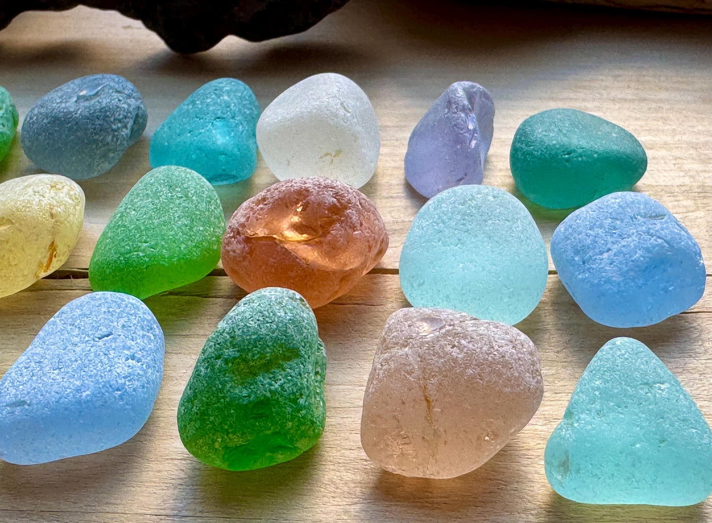 Genuine Mixed Sea Glass #066 Lot Jewelry Making Beach Glass Supplies Japanese Sea Glass #066